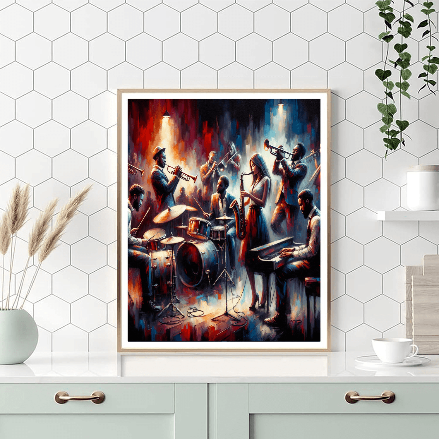 Melodic Jazz Night Numbered Painting Kits