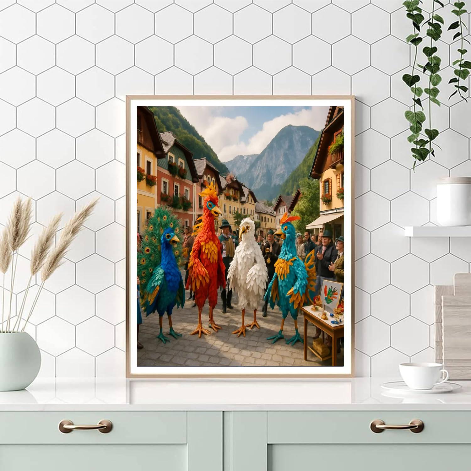 Feather Festival - Austria Paint By Numbers Art