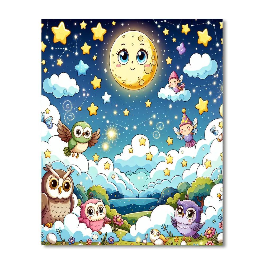 Magical Night Adventure Paint By Number