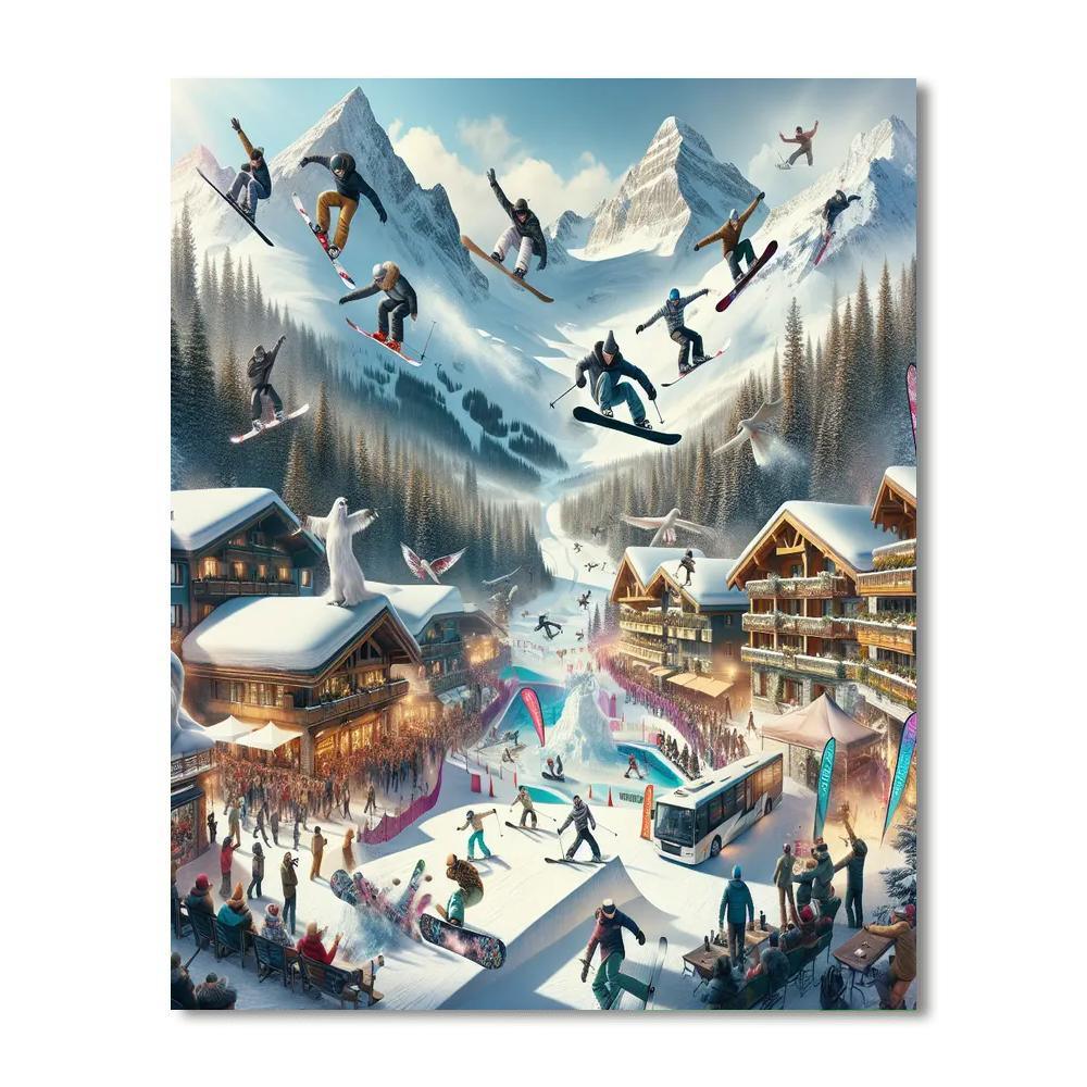 World Ski & Snowboard Festival - Whistler, Canada Paint By Number