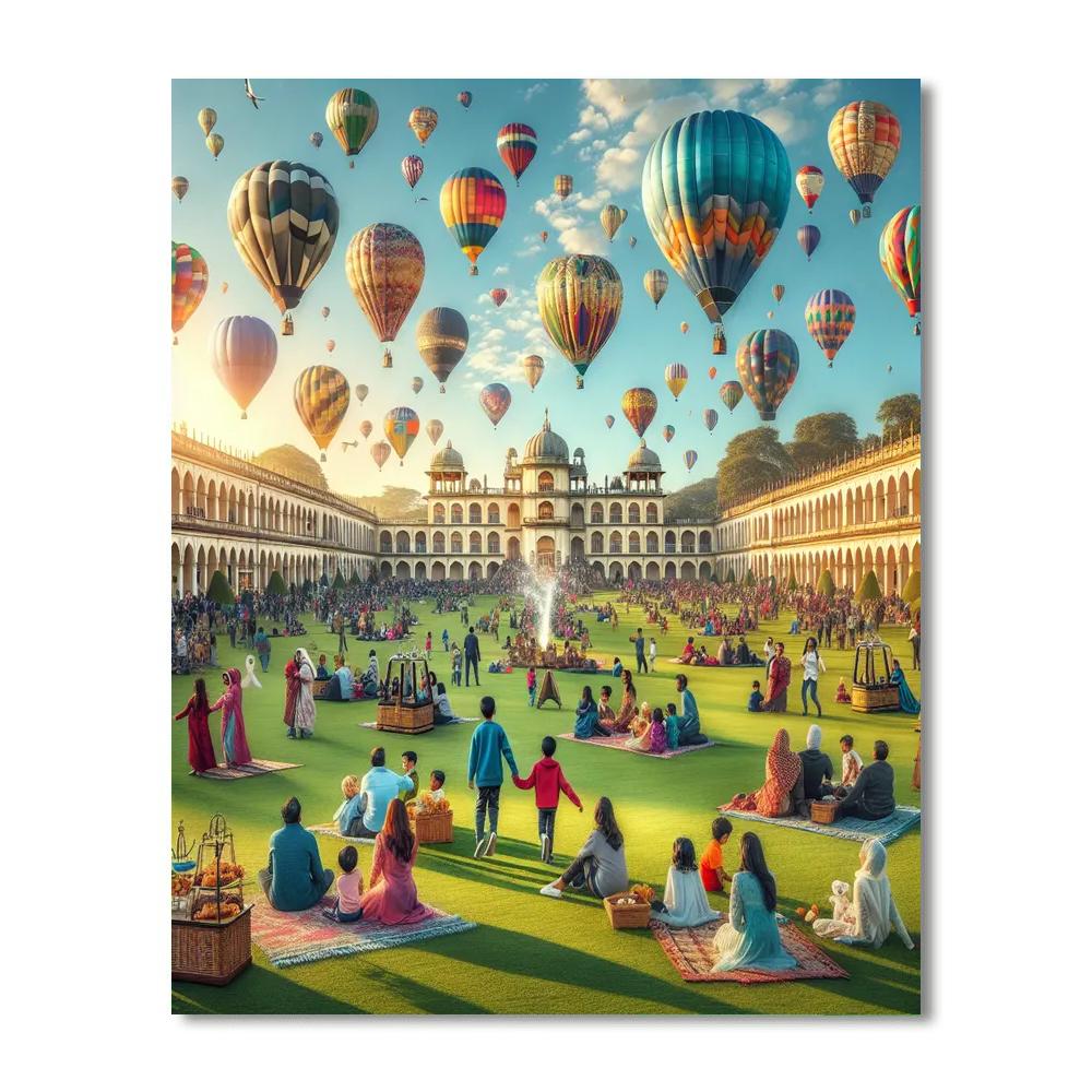 Bristol Balloon Fiesta - Bristol, Uk Paint By Numbers Art