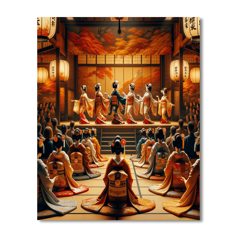 Gion Odori - Gion, Japan Numbered Painting Kits
