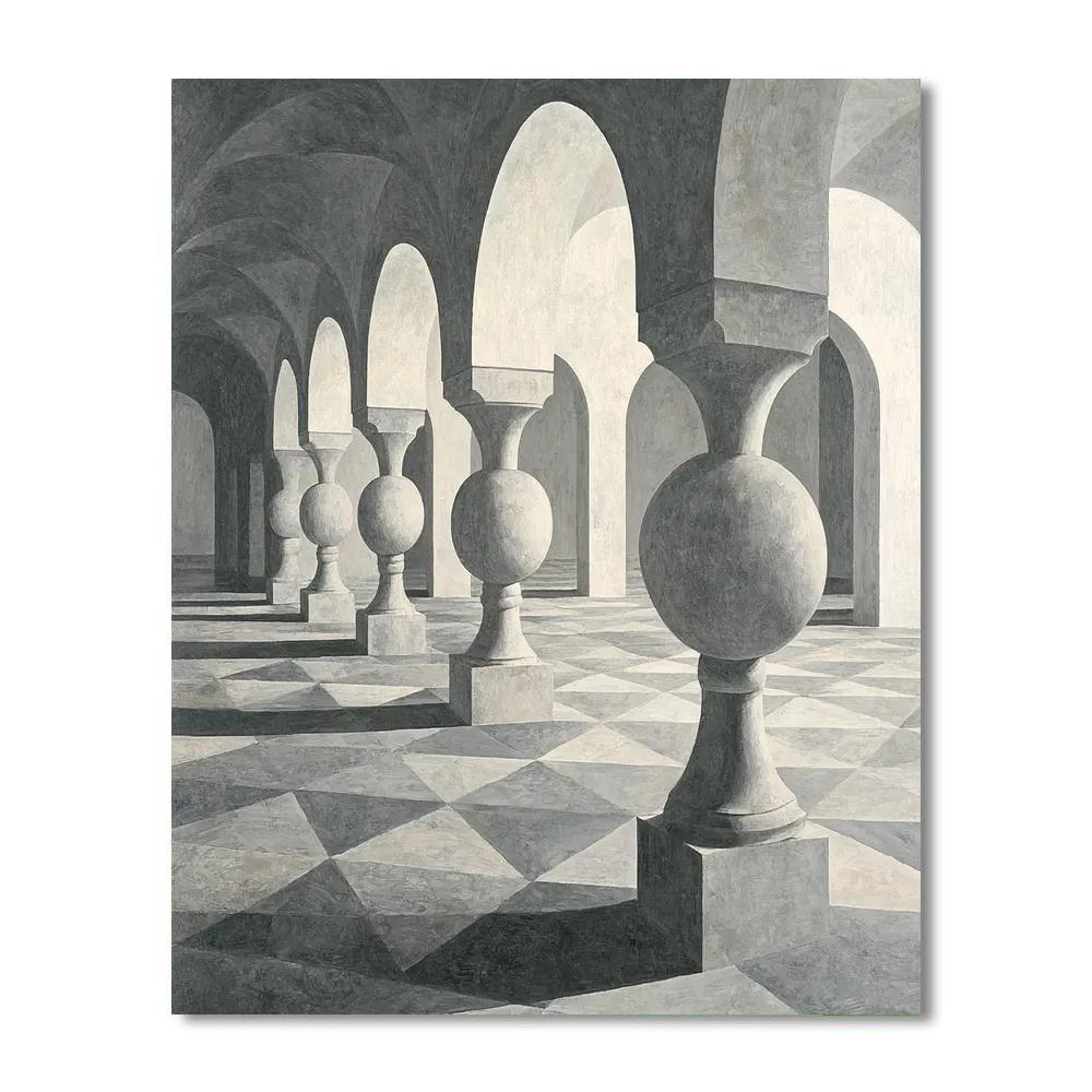 Michelangelo Inspired Sculptural Harmony  Painting Number Kit