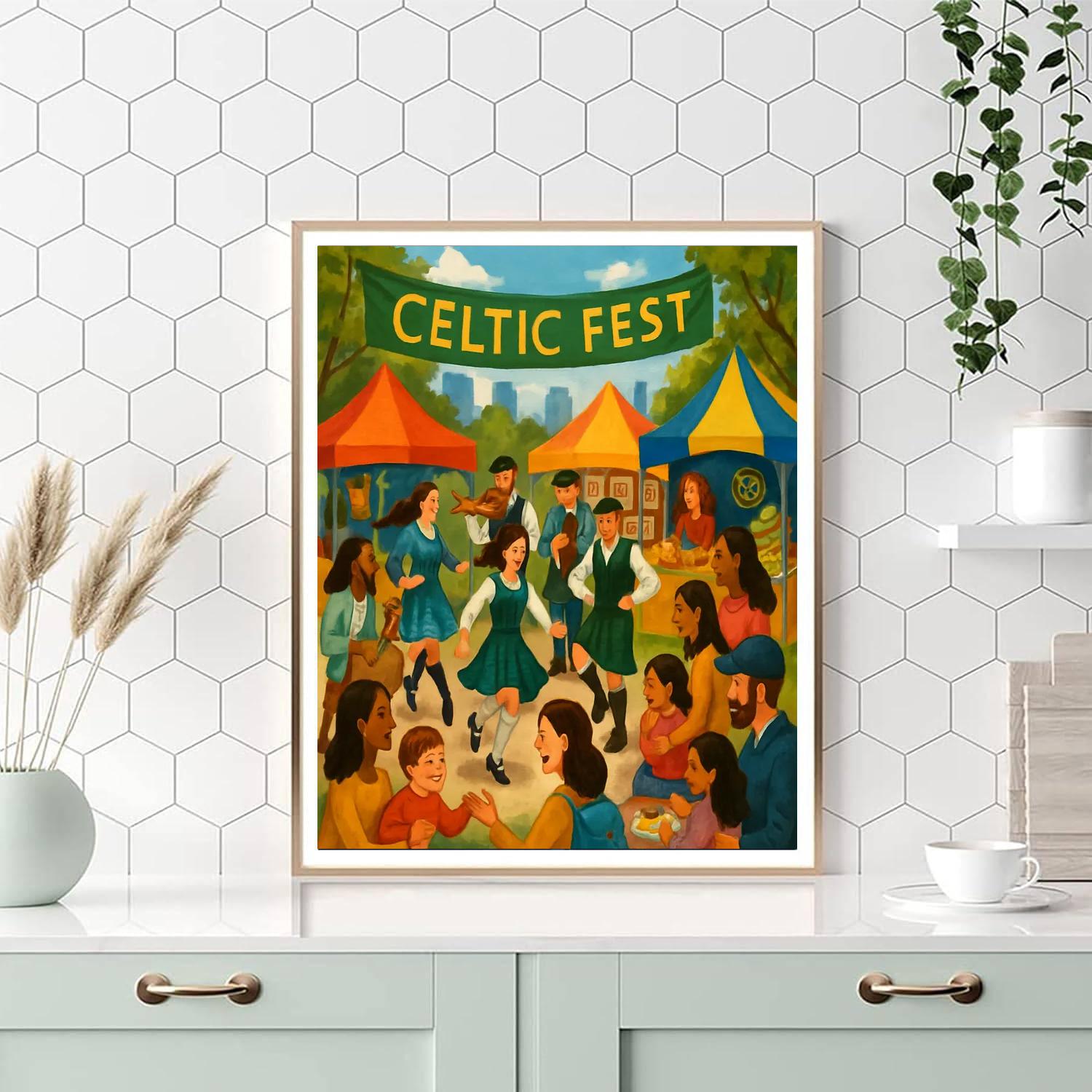 Celtic Fest - Canada Painting Number Kit