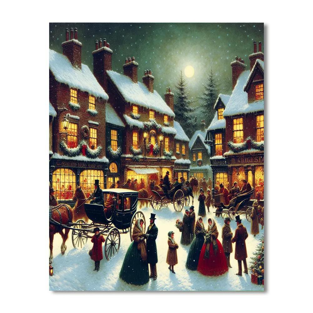 Victorian Christmas Magic Paint By Number
