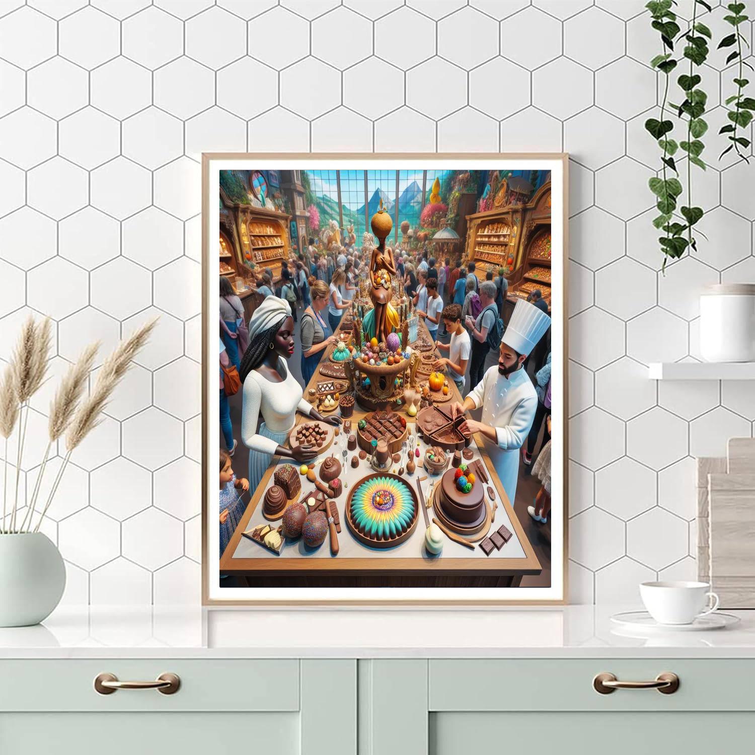 World Chocolate Festival - England Painting Number Kit