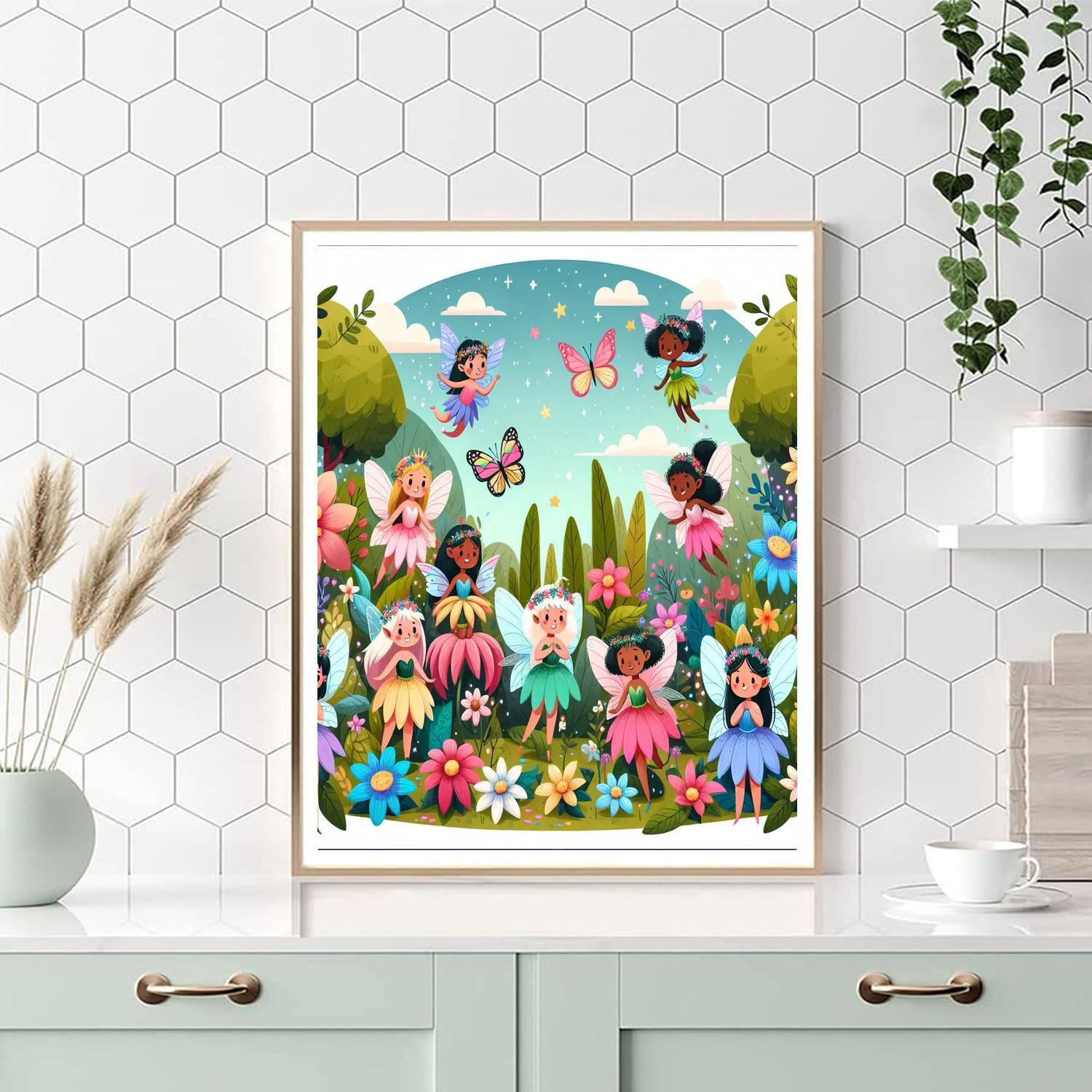 Mystical Fairyland Journey Painting Number Kit