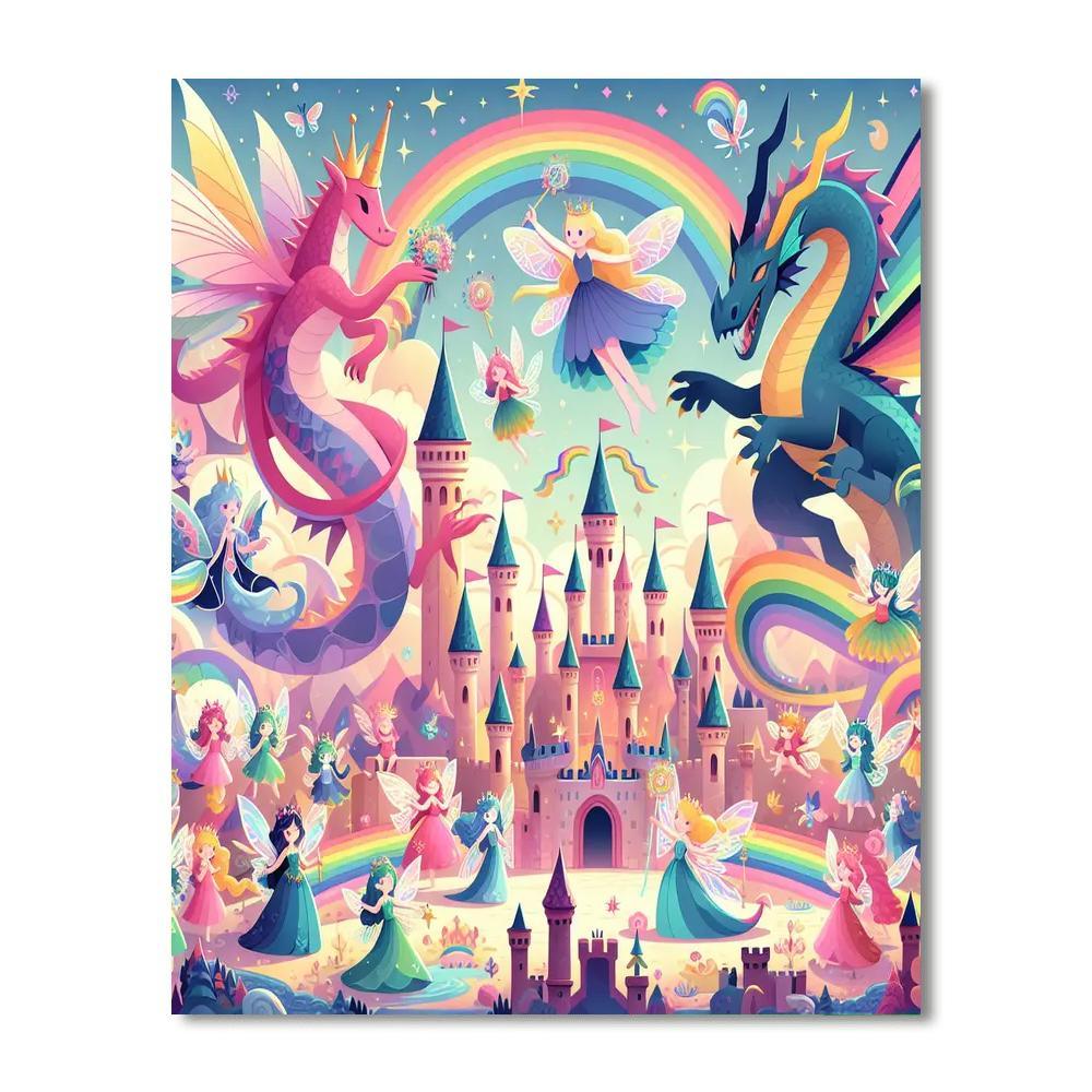 Mystical Kingdom Celebration Painting By Numbers Kit
