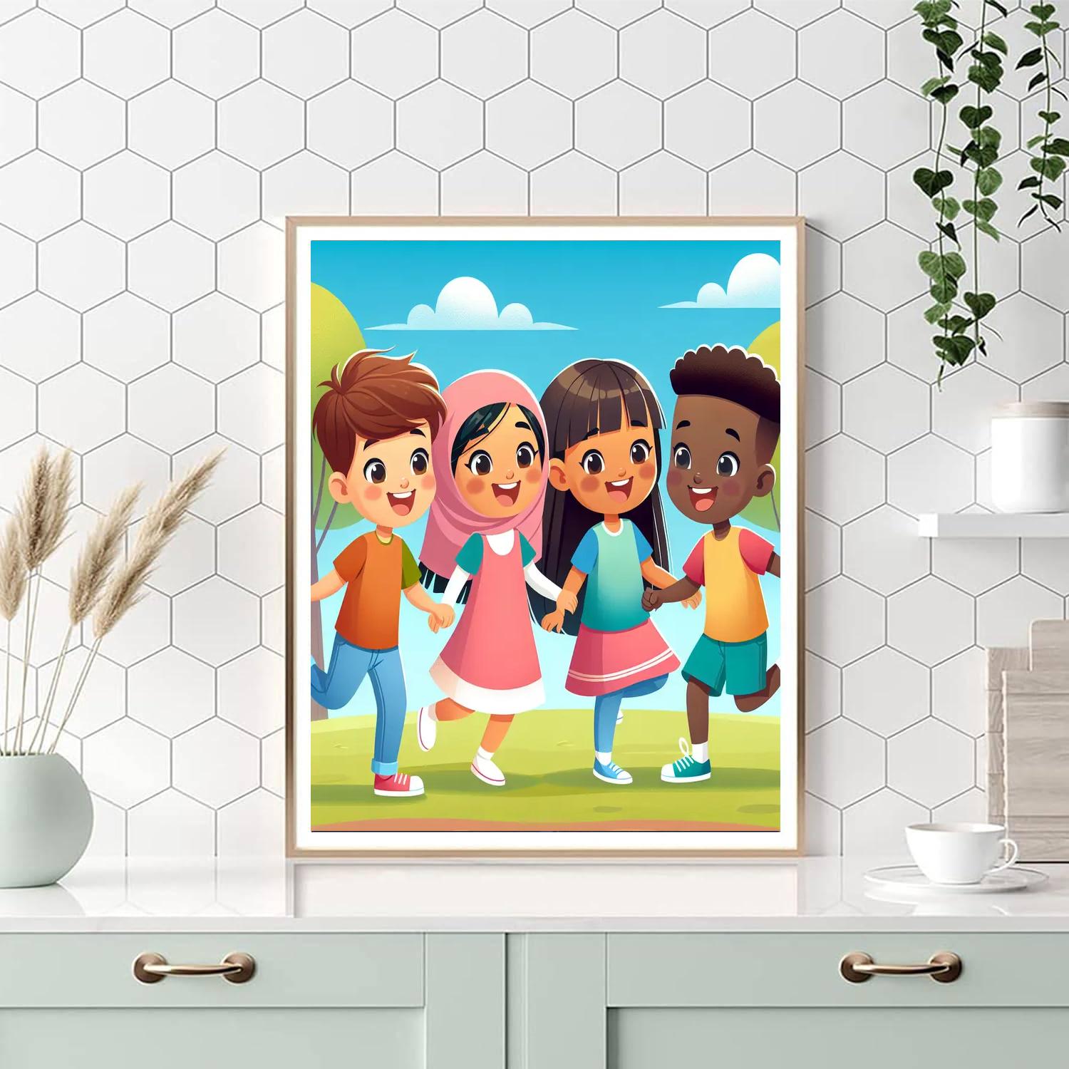 Magic Of Friendship Paint By Numbers Art