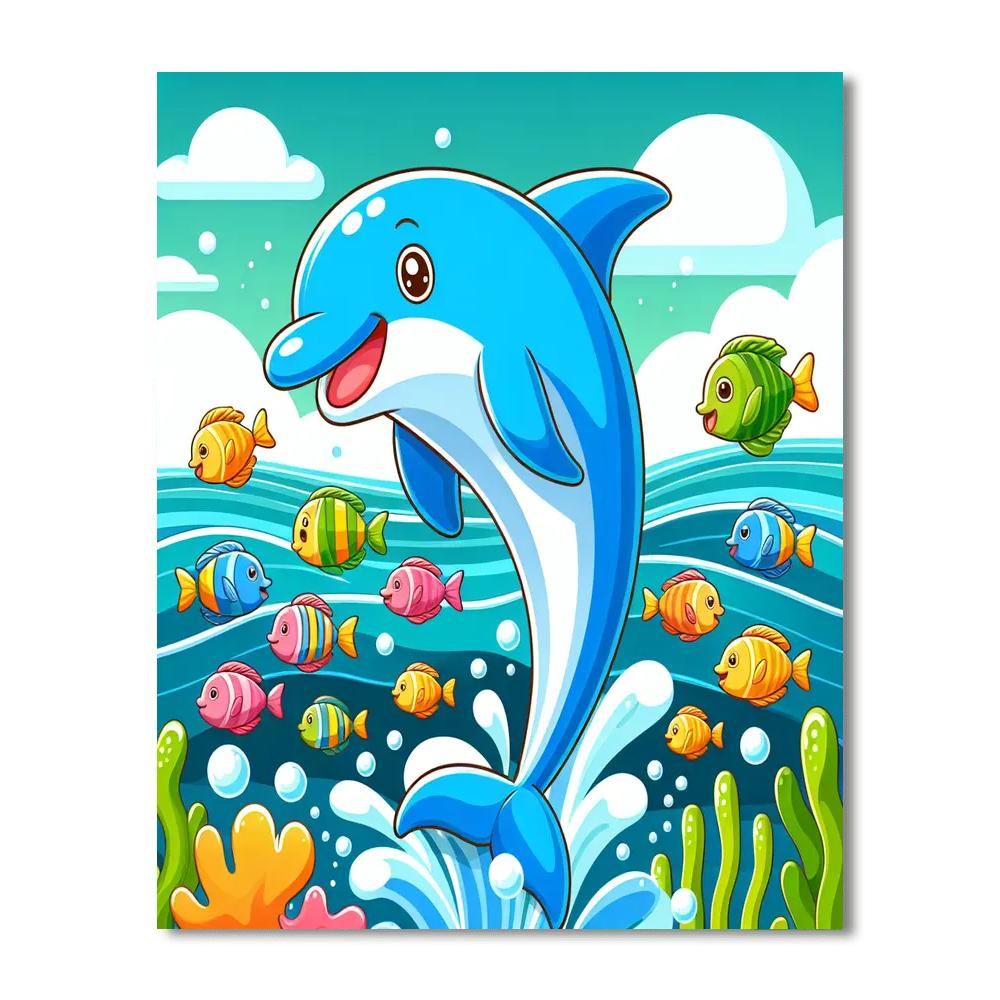 Cute Underwater World Paint By Numbers