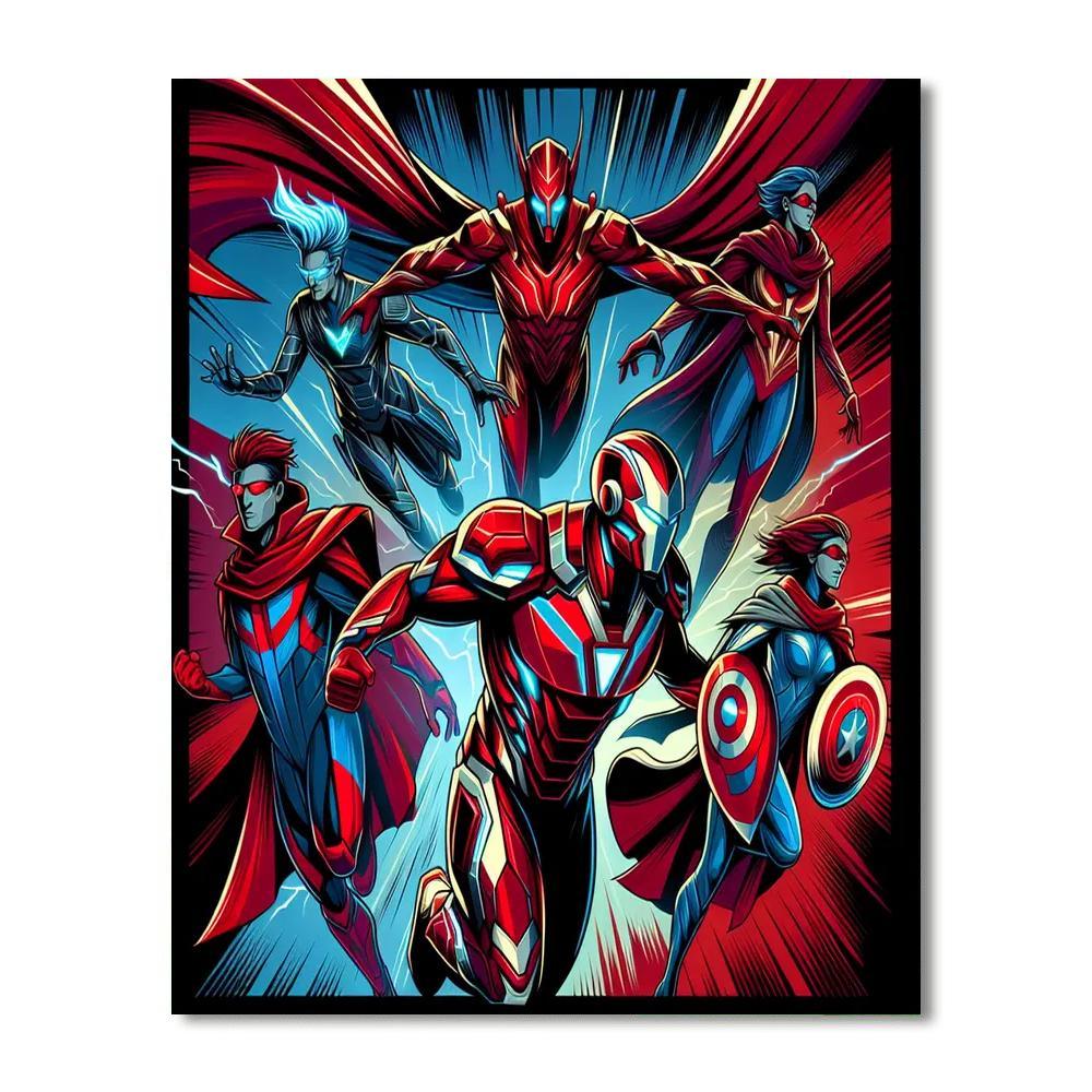 Marvel Universe Unleashed Paint By Color