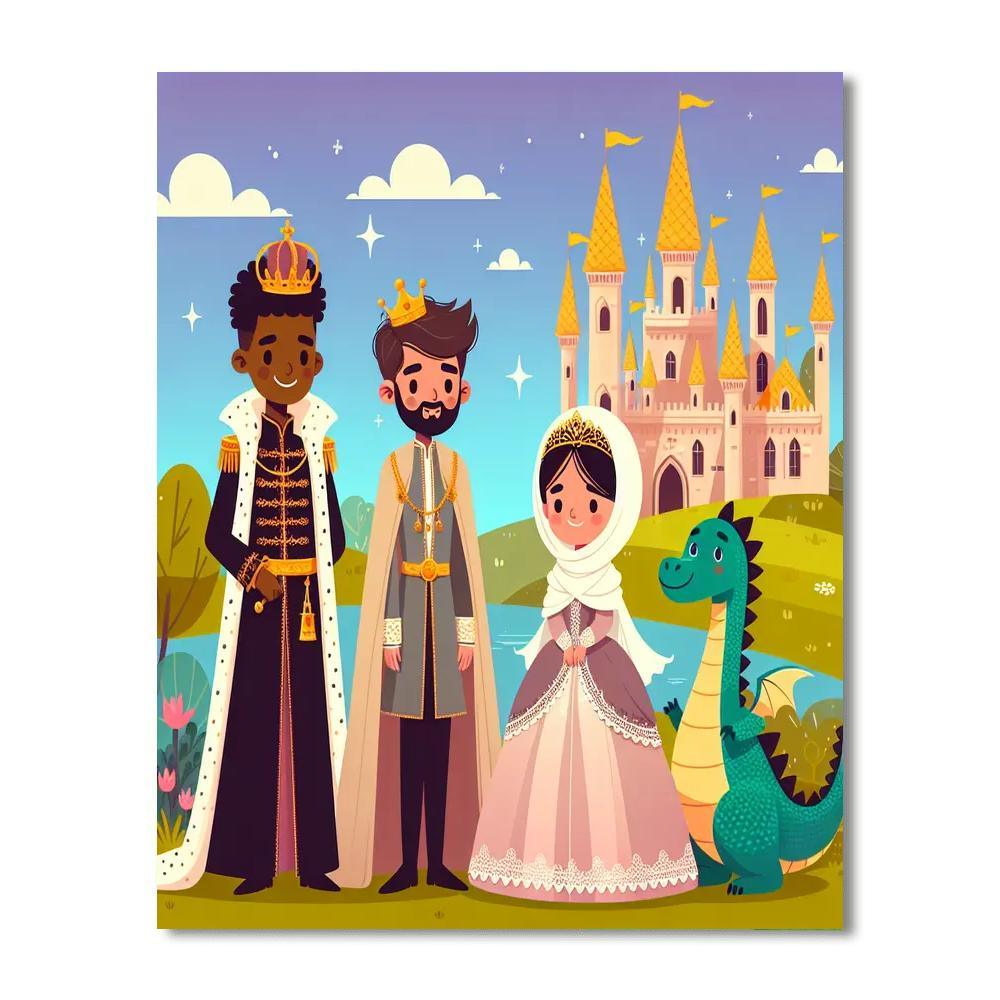 Fantastic Fairy Tale Friends Painting By Numbers Kit