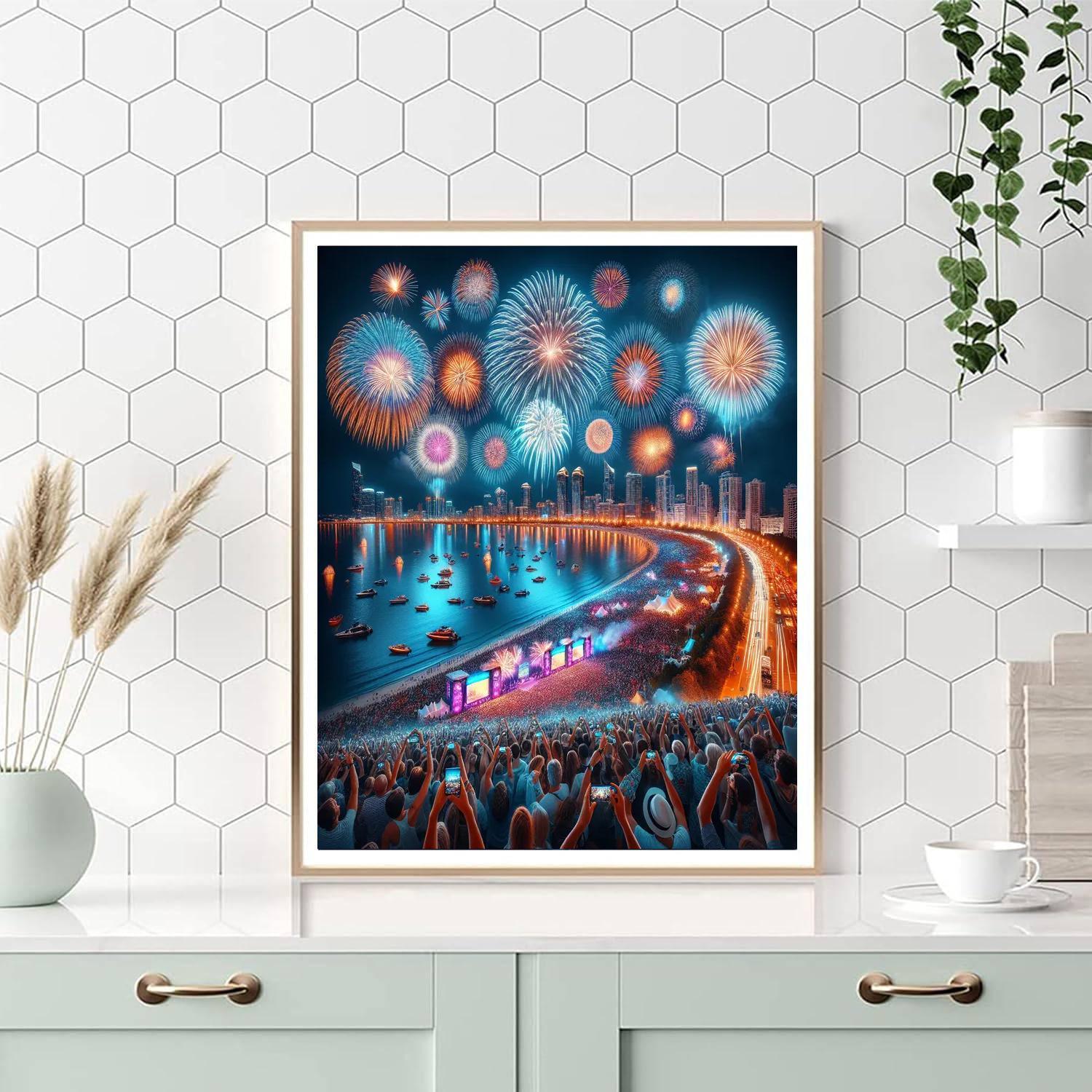 Macao International Fireworks Display Contest Paint By Color