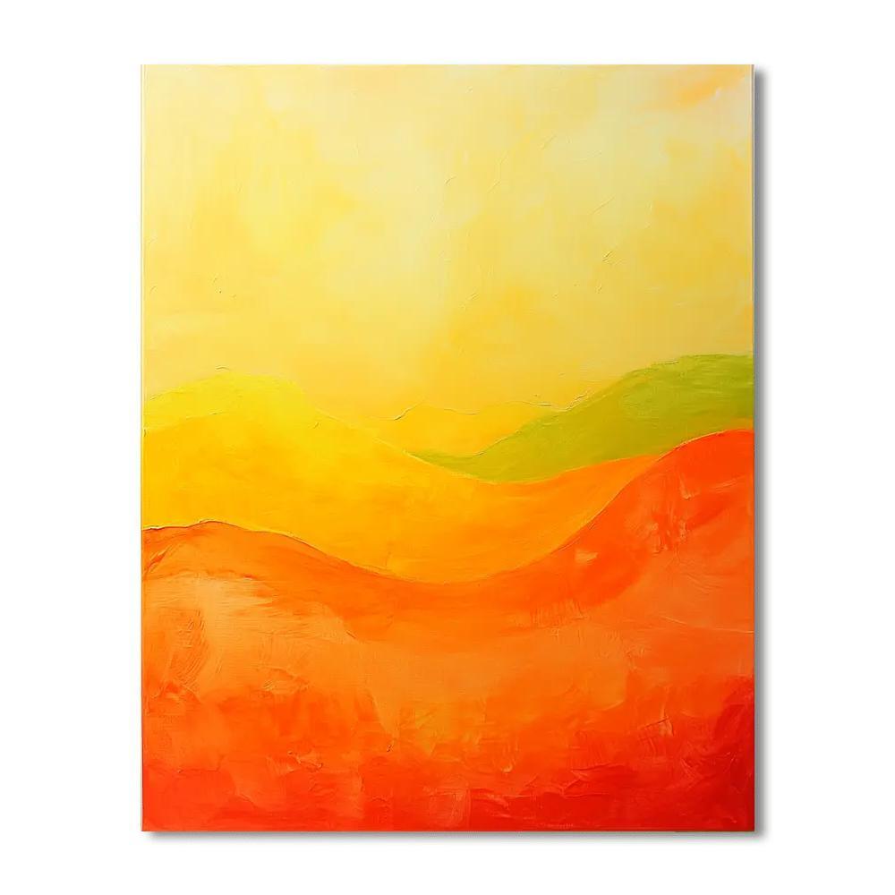 Mark Rothko Inspired Emerging Dawn  Painting By Numbers Kit