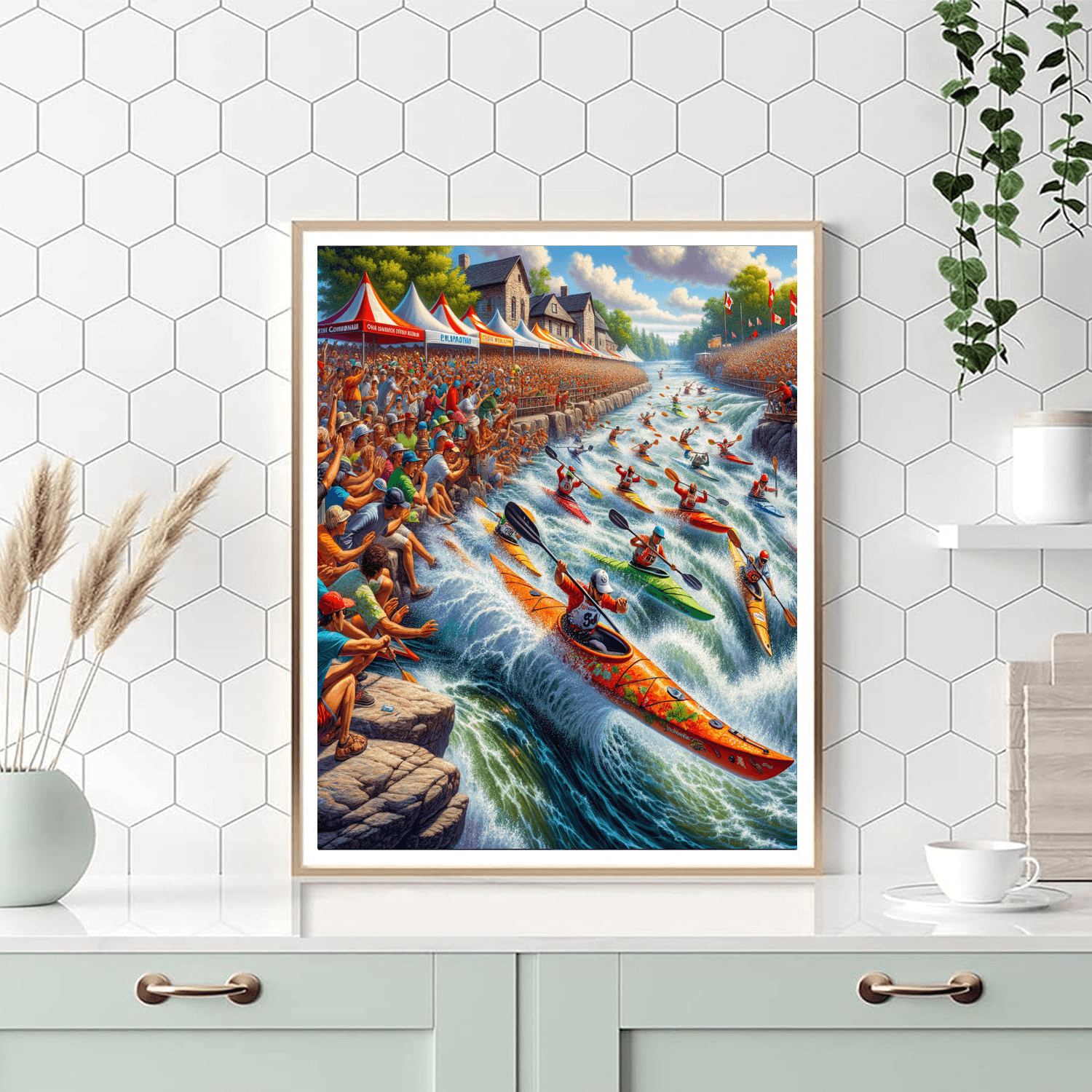 The Great Canadian Kayak Challenge - Canada Numbered Painting Kits