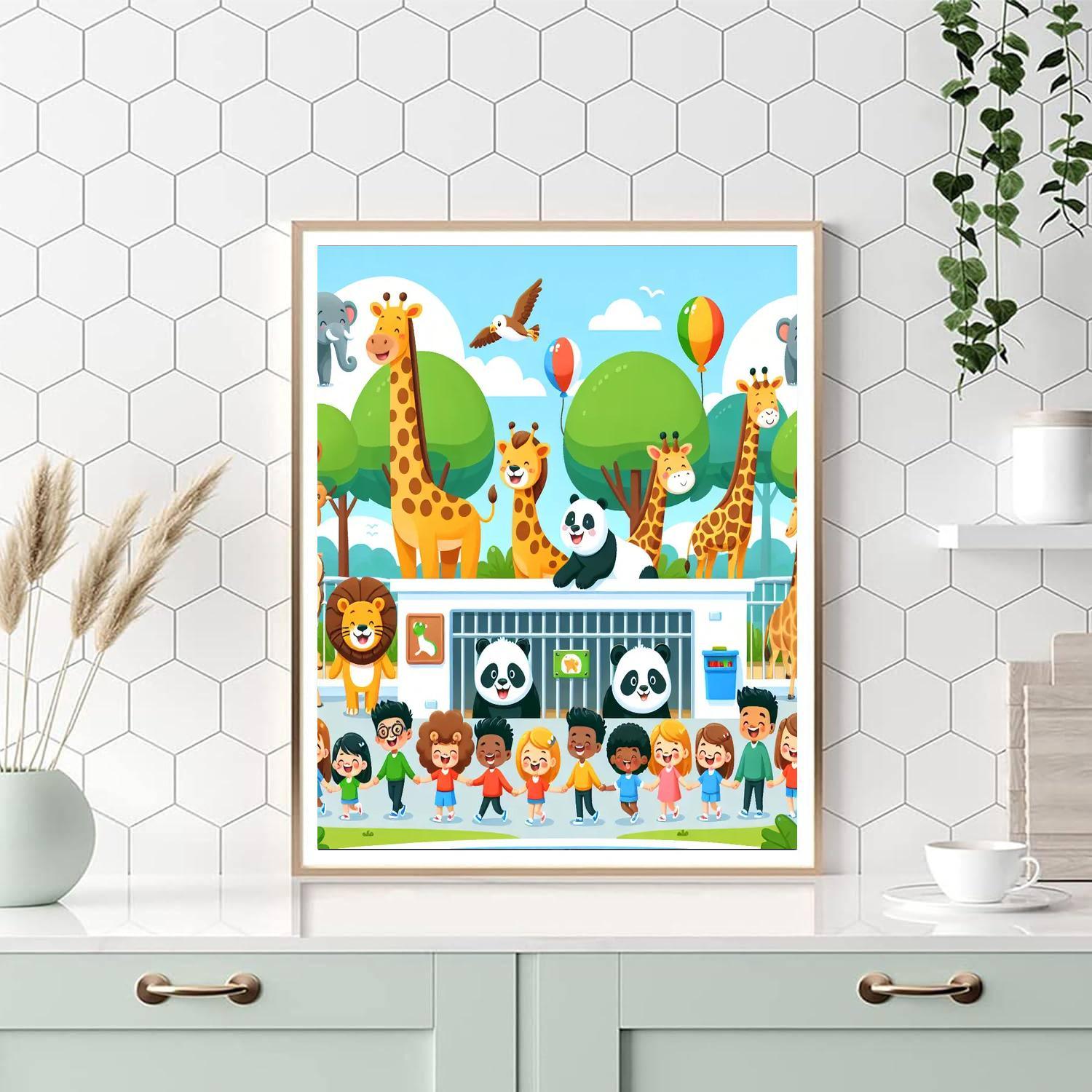 Cuddly Zoo Adventures Paint By Number