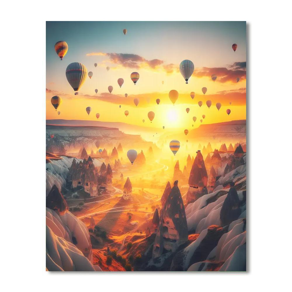 International Balloon Fiesta - Cappadocia, Turkey Paint By Number