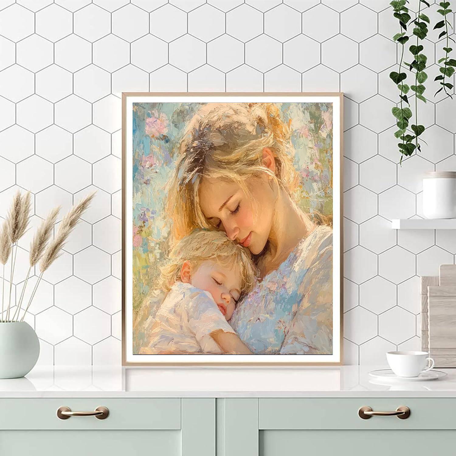 Sweet Moments Of Tenderness Painting By Numbers Kit