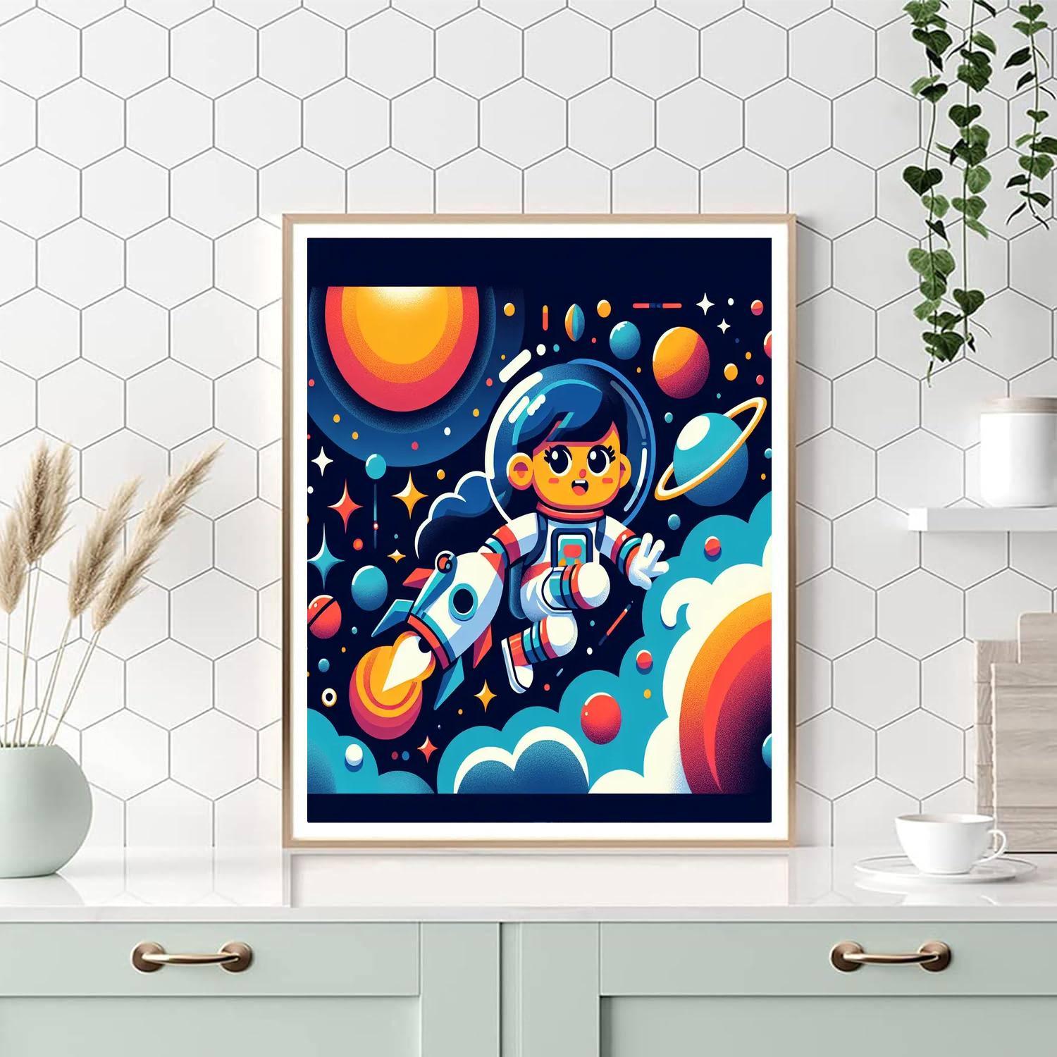 Outer Space Exploration Paint By Number