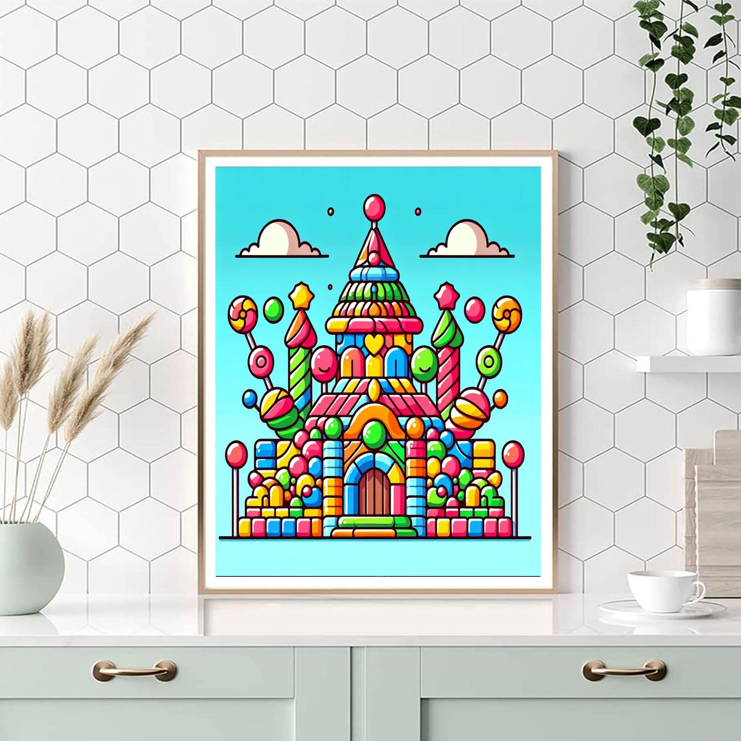 Candy Castle Paint By Numbers Kits