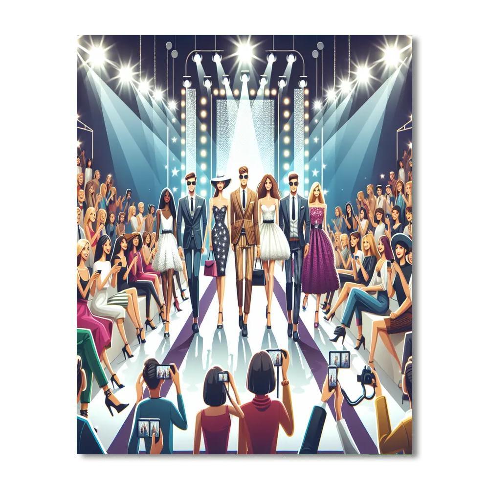 Milan Fashion Week Paint By Number