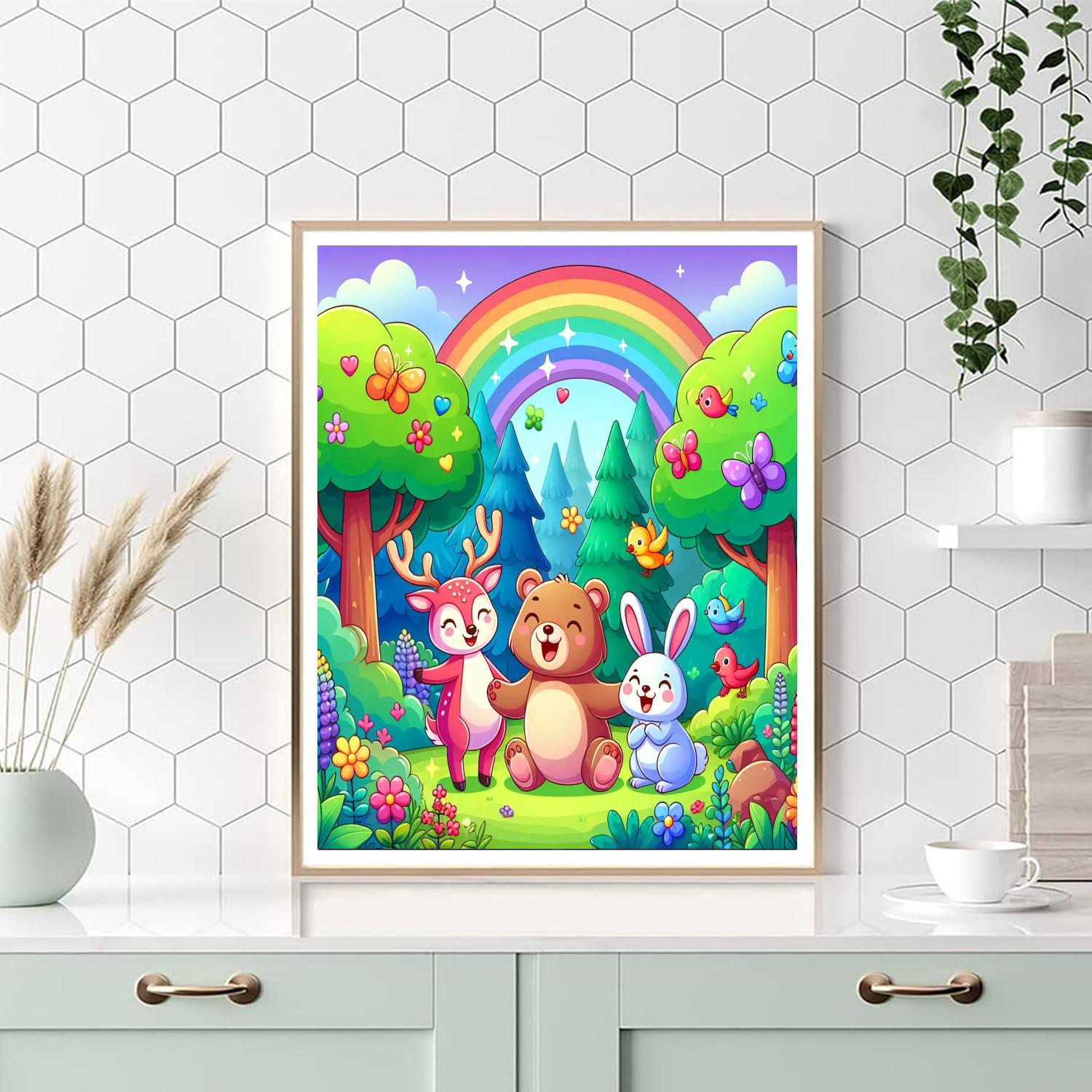 Giggle Forest Adventure Numbered Painting Kits