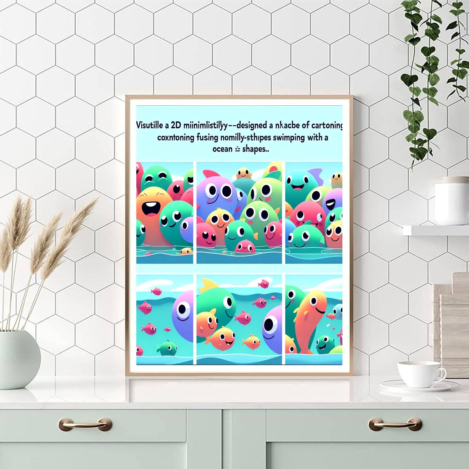 Funny Fish Friends Paint By Number