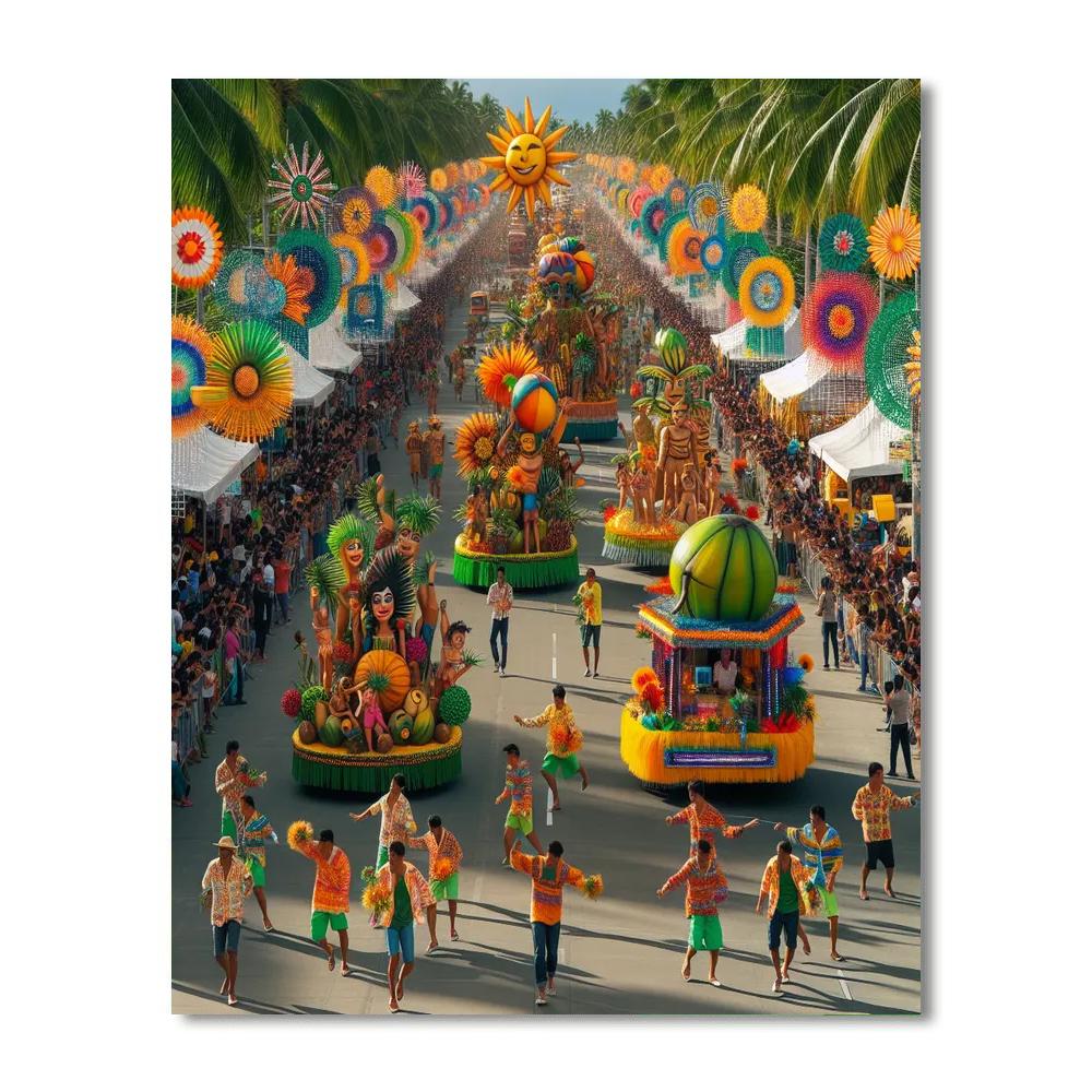 Coconut Festival - Philippines Number Painting