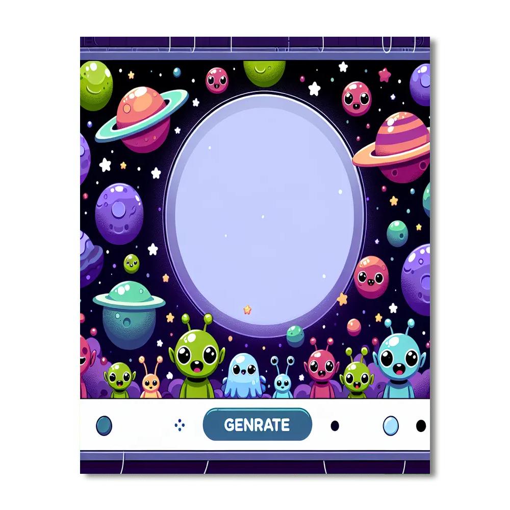 Galactic Galactic Adventure Paint By Numbers Art