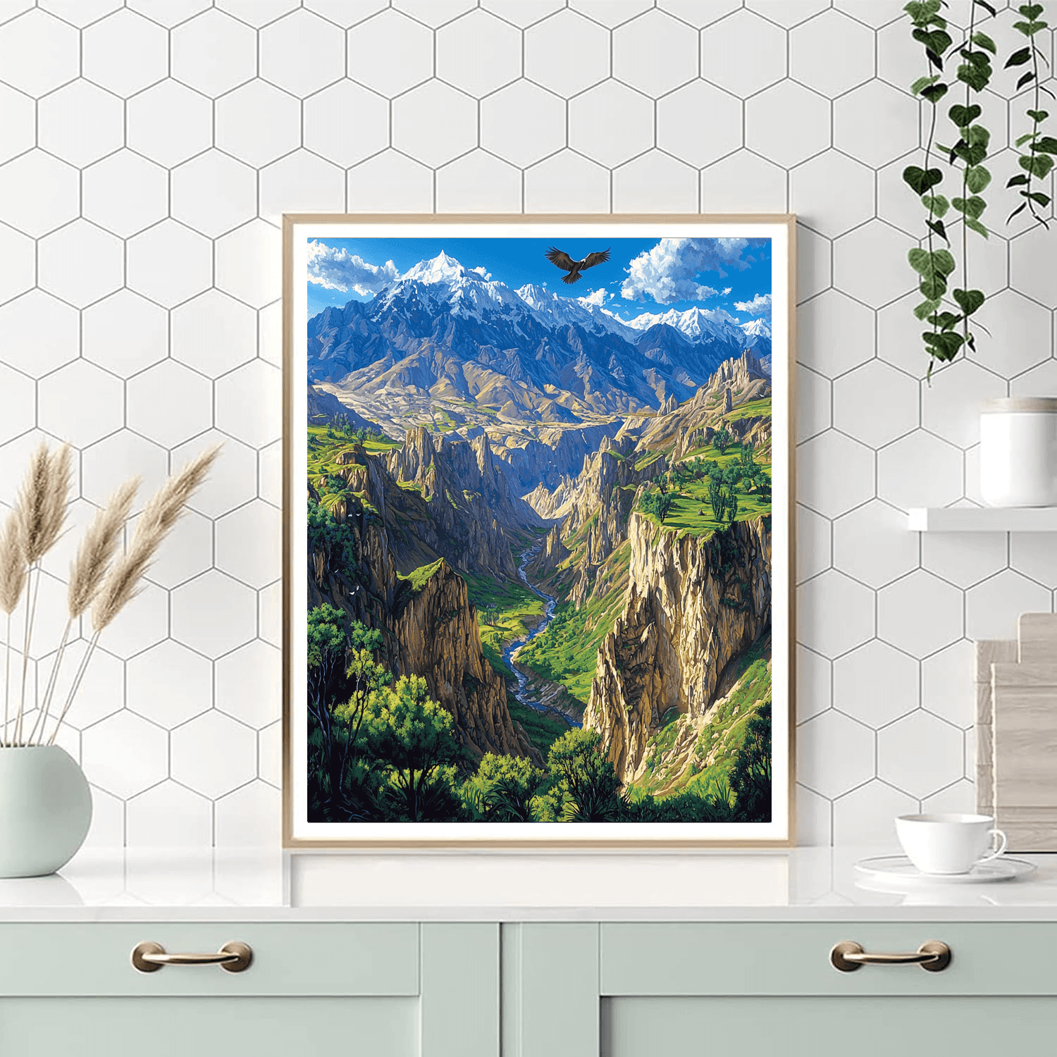 The Colca Canyon Numbered Painting Kits