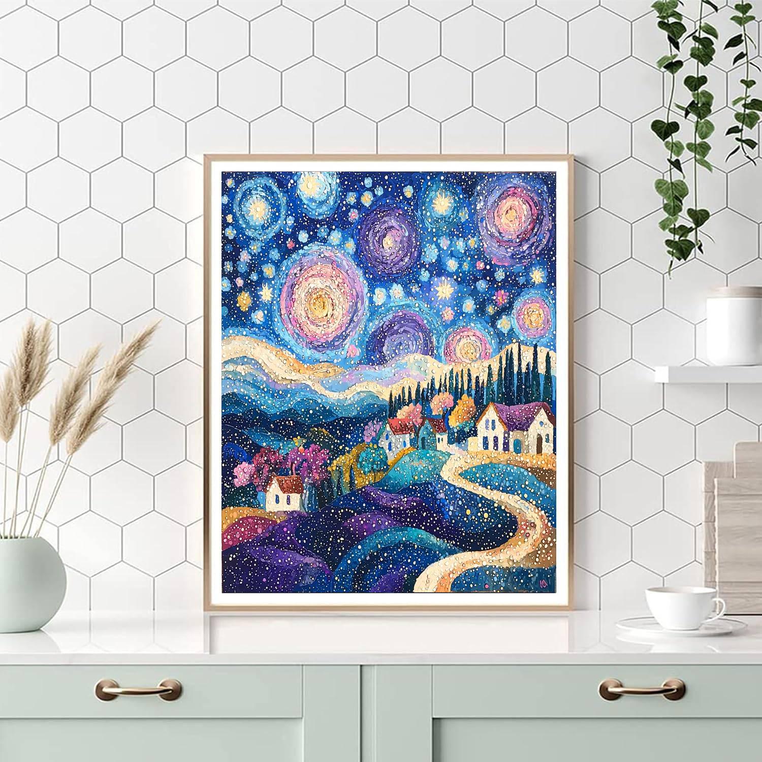 Georges Seurat Inspired Serenity Of The Cosmos  Paint By Numbers Kits