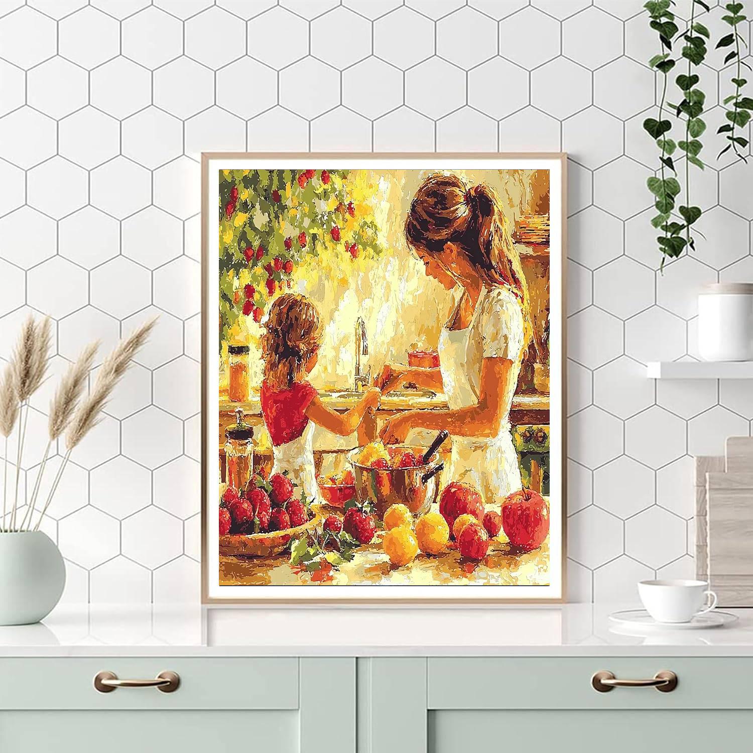 Mommy's Little Chef DIY Paint By Numbers