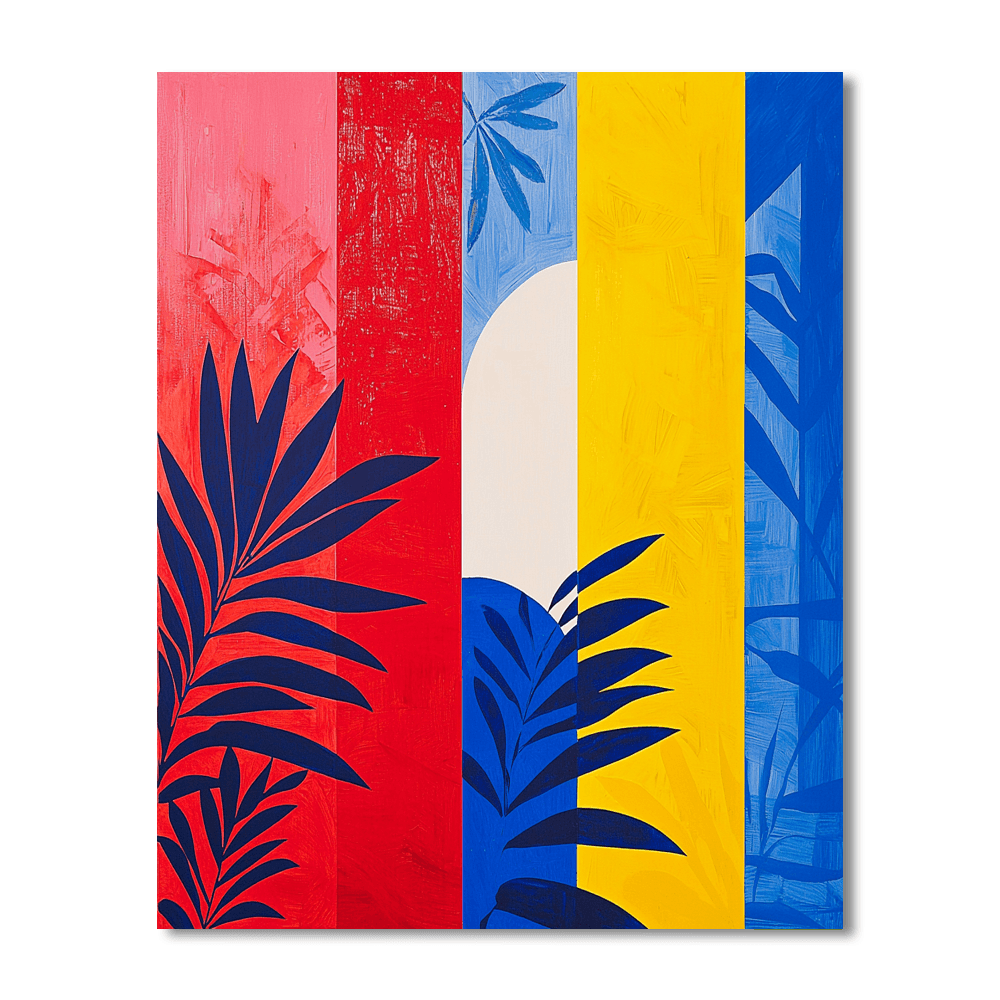 Henri Matisse Inspired Serenade Of Colors  Paint By Numbers Art