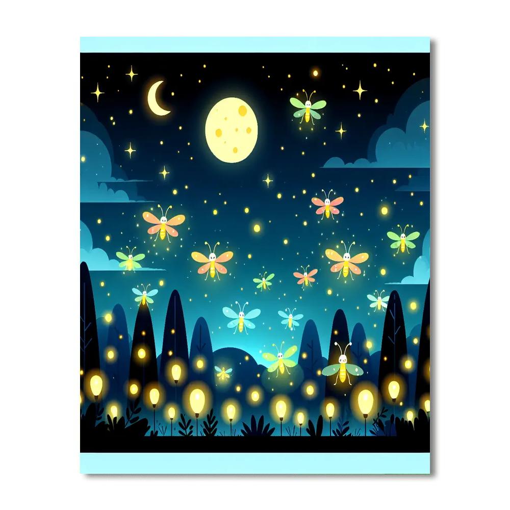 Firefly Nightlight Parade DIY Paint By Numbers
