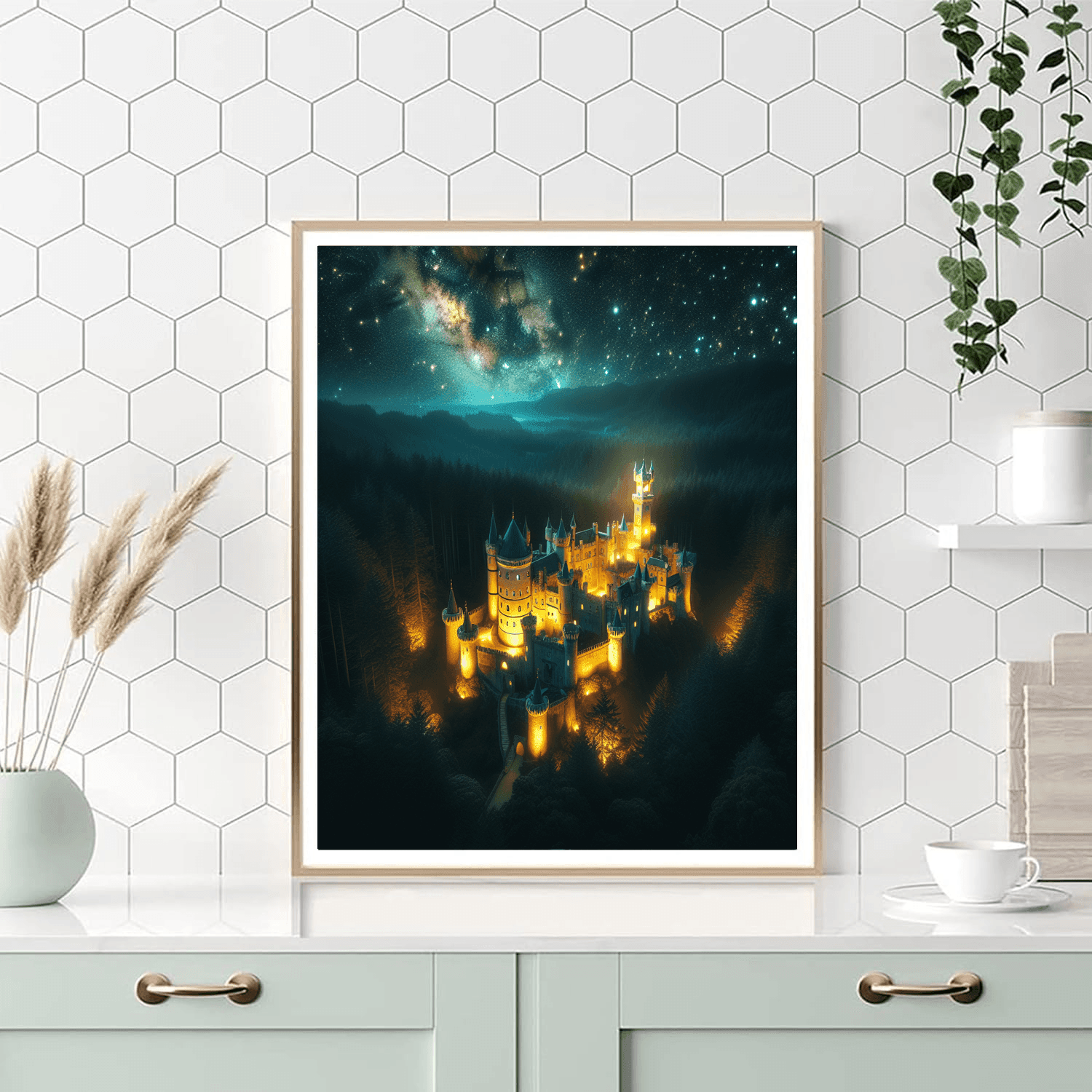 Mystery Of The Enchanted Castle Paint By Numbers Kits