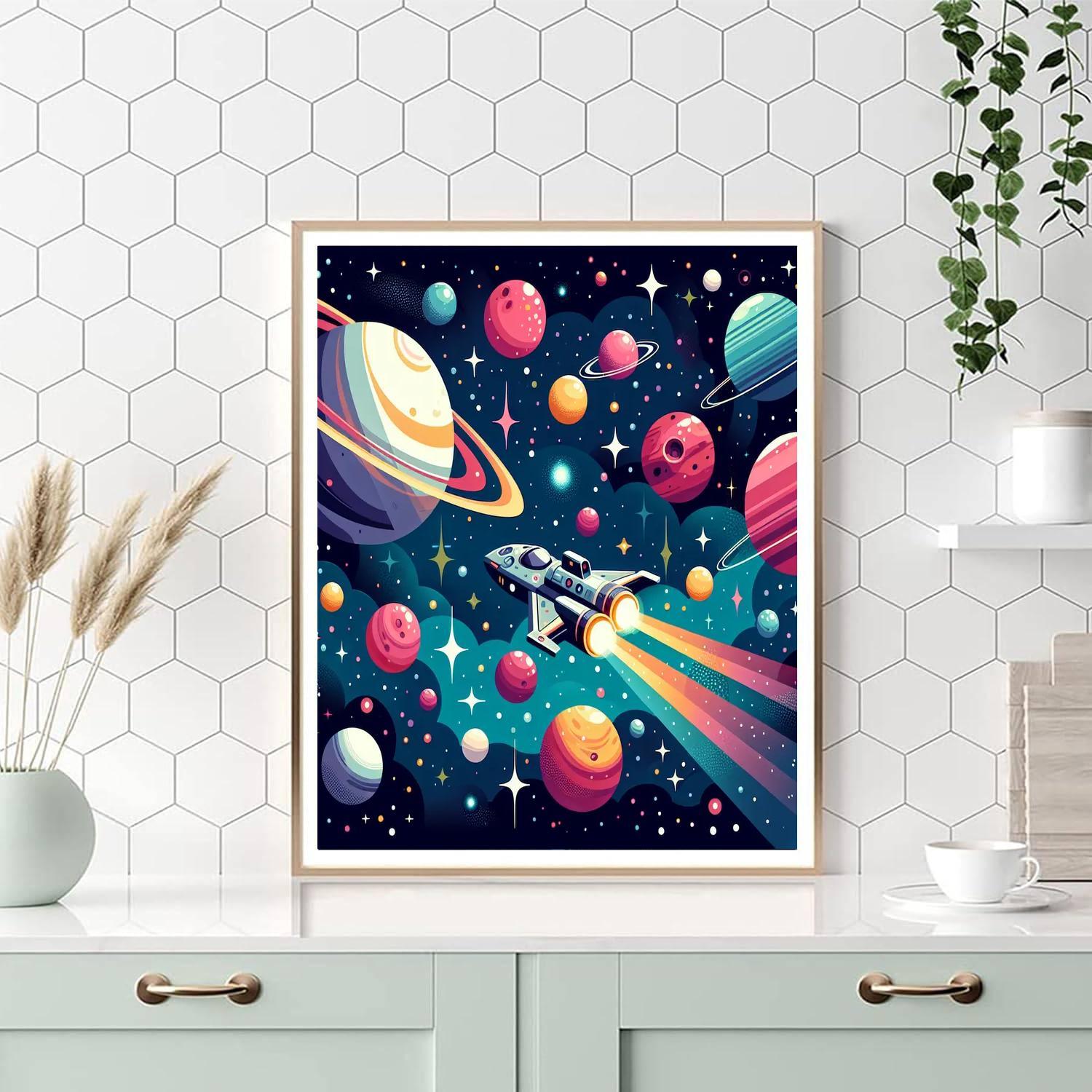 Stellar Galaxy Adventure Paint By Number