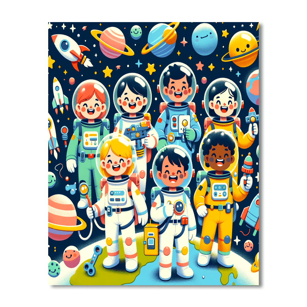 Creative Astronaut Adventure Paint By Number