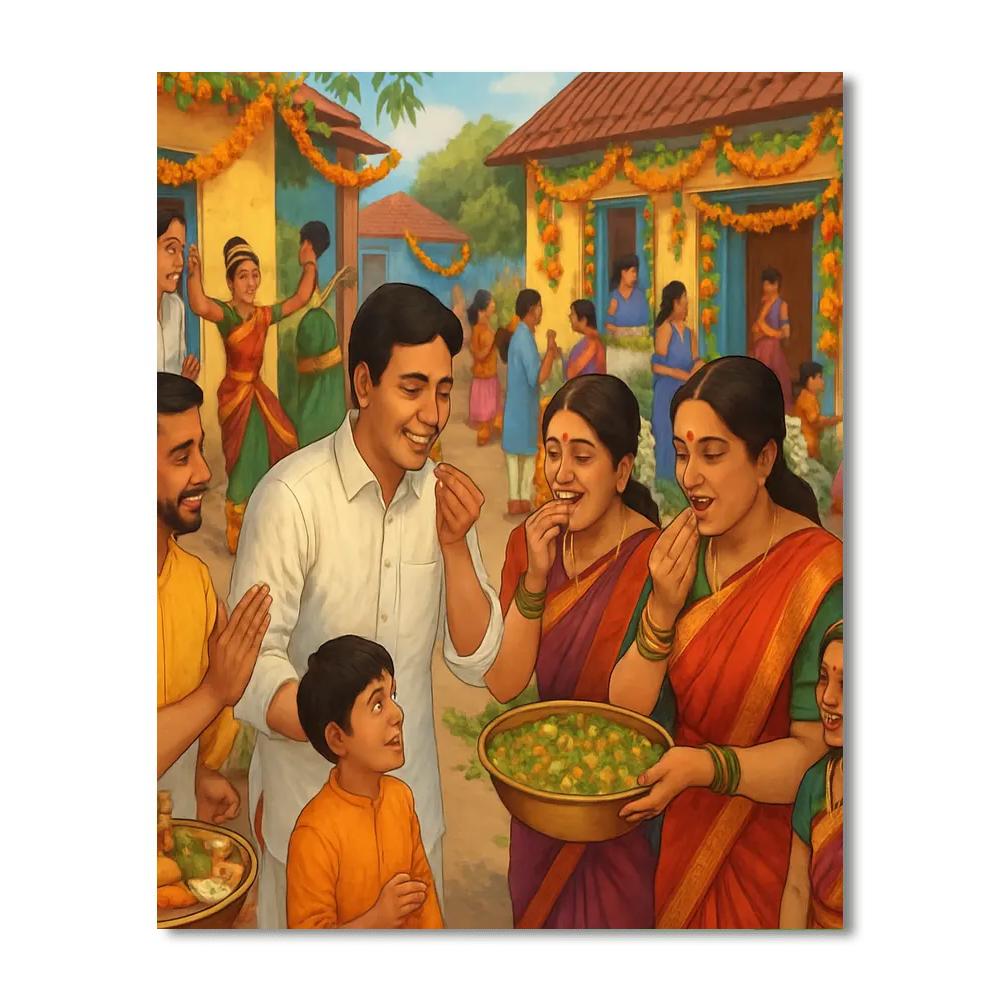 Ougadi - India Paint By Numbers Art