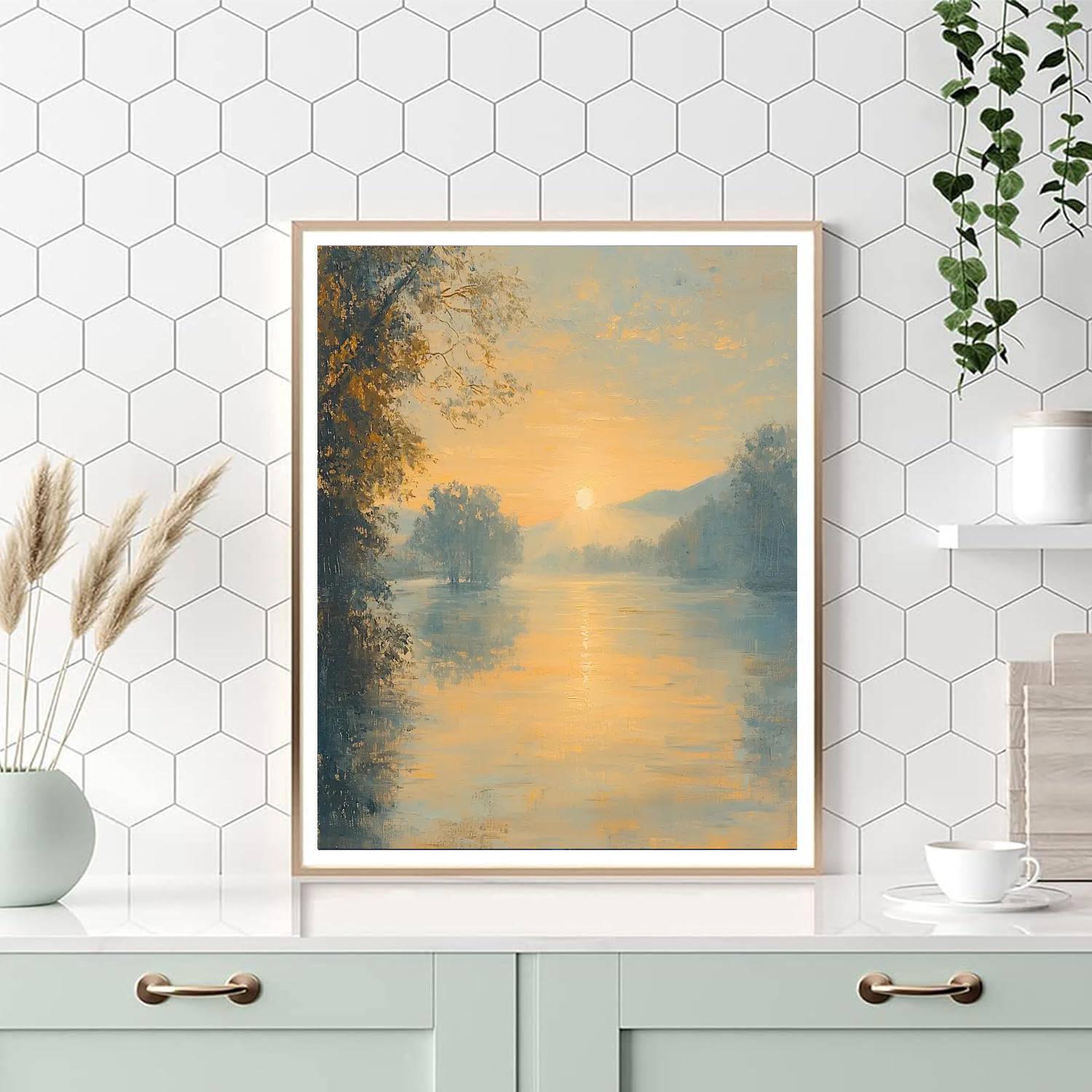 Edgar Degas Inspired Whispers Of Dawn  Paint By Numbers Kits