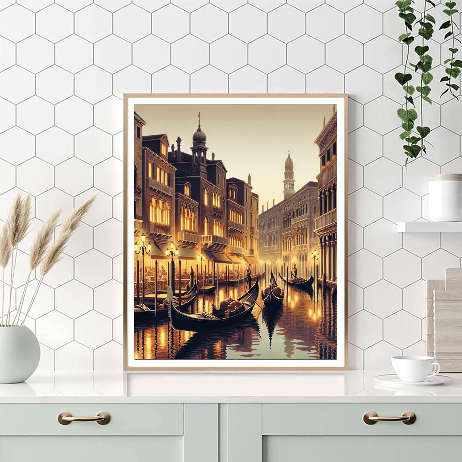 Regal Venetian Evening Painting By Numbers Kit