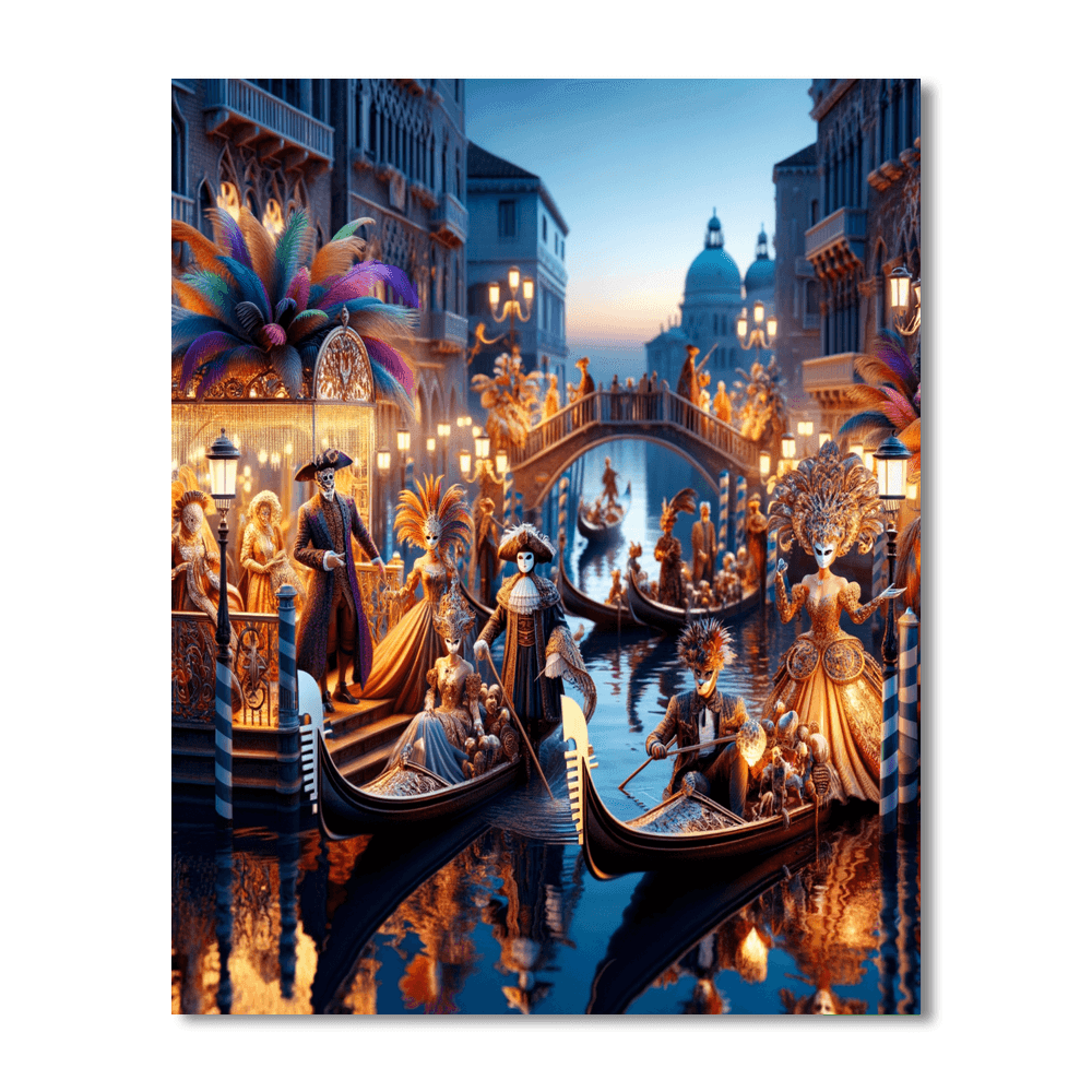 Carnevale Di Venezia - Italy Painting By Numbers Kit