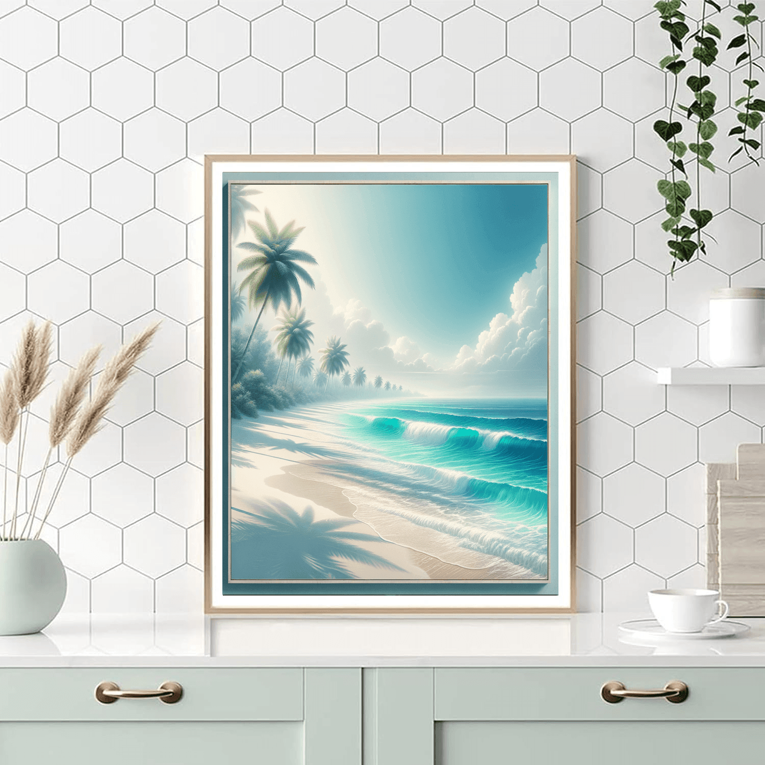 Breezy Coastal Retreat DIY Paint By Numbers
