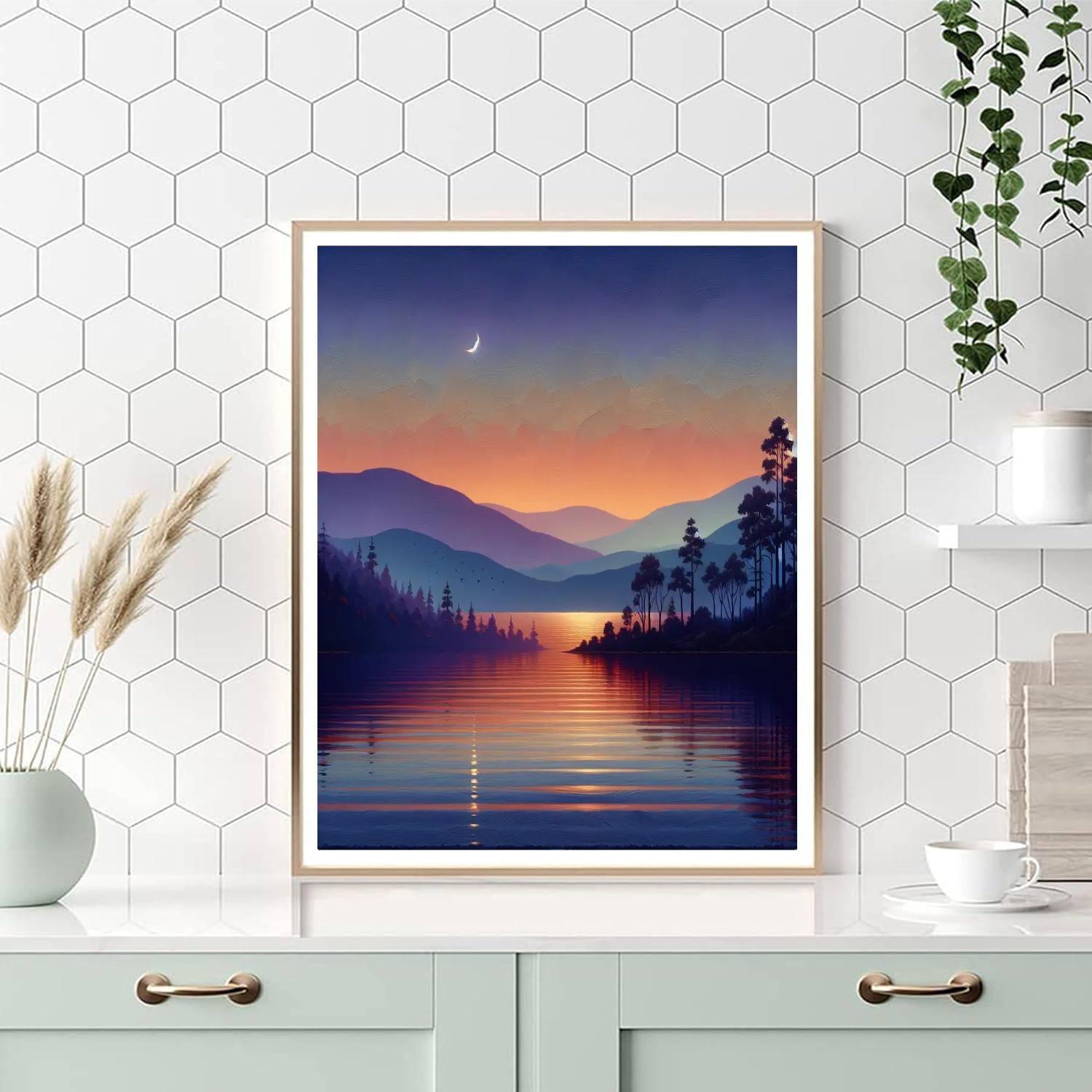 Quiet Reflection At Dusk Paint By Number