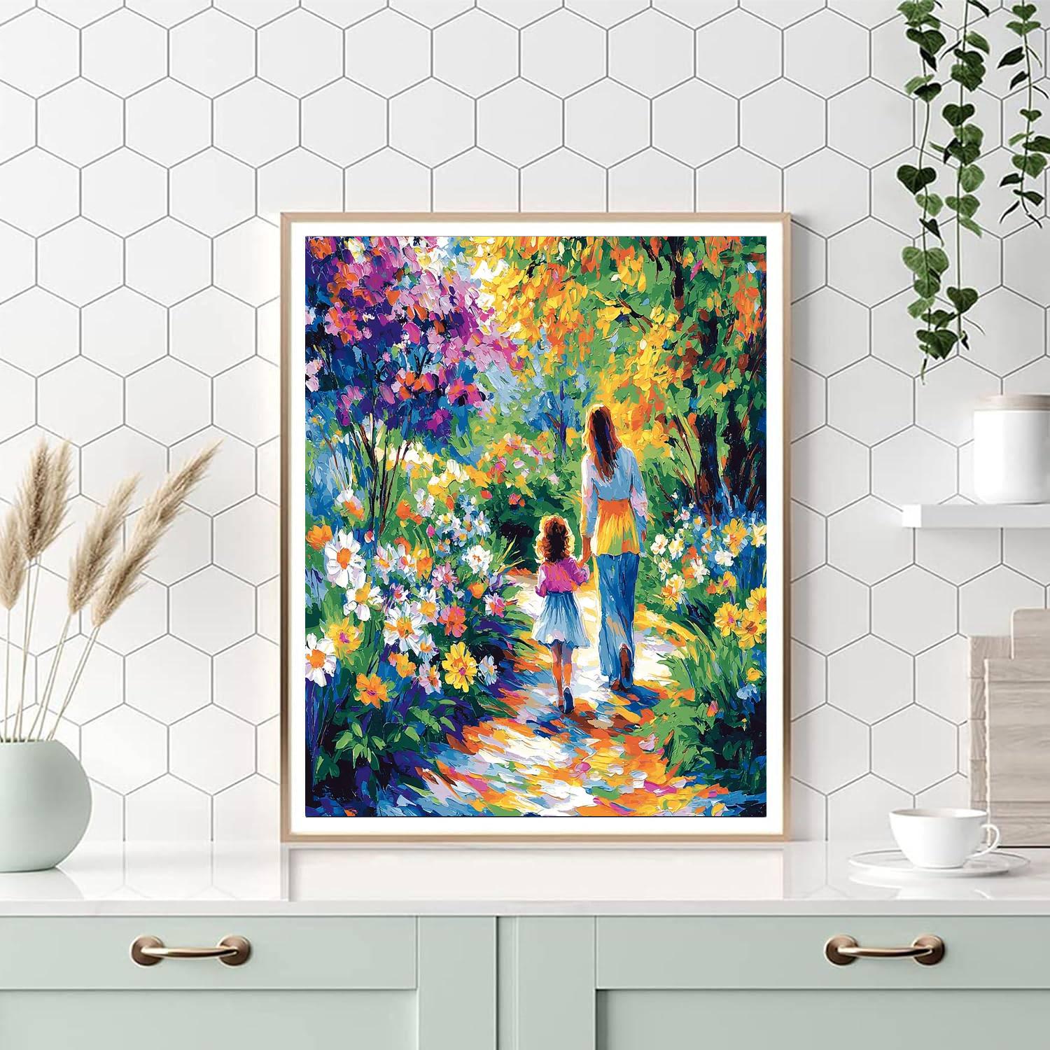 A Garden Of Laughter DIY Paint By Numbers