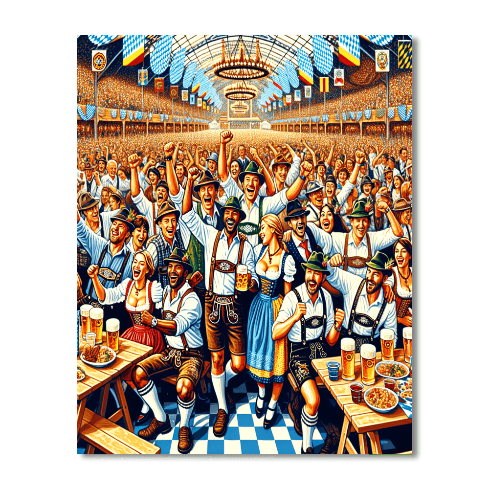 The Munich Oktoberfest Paint By Color