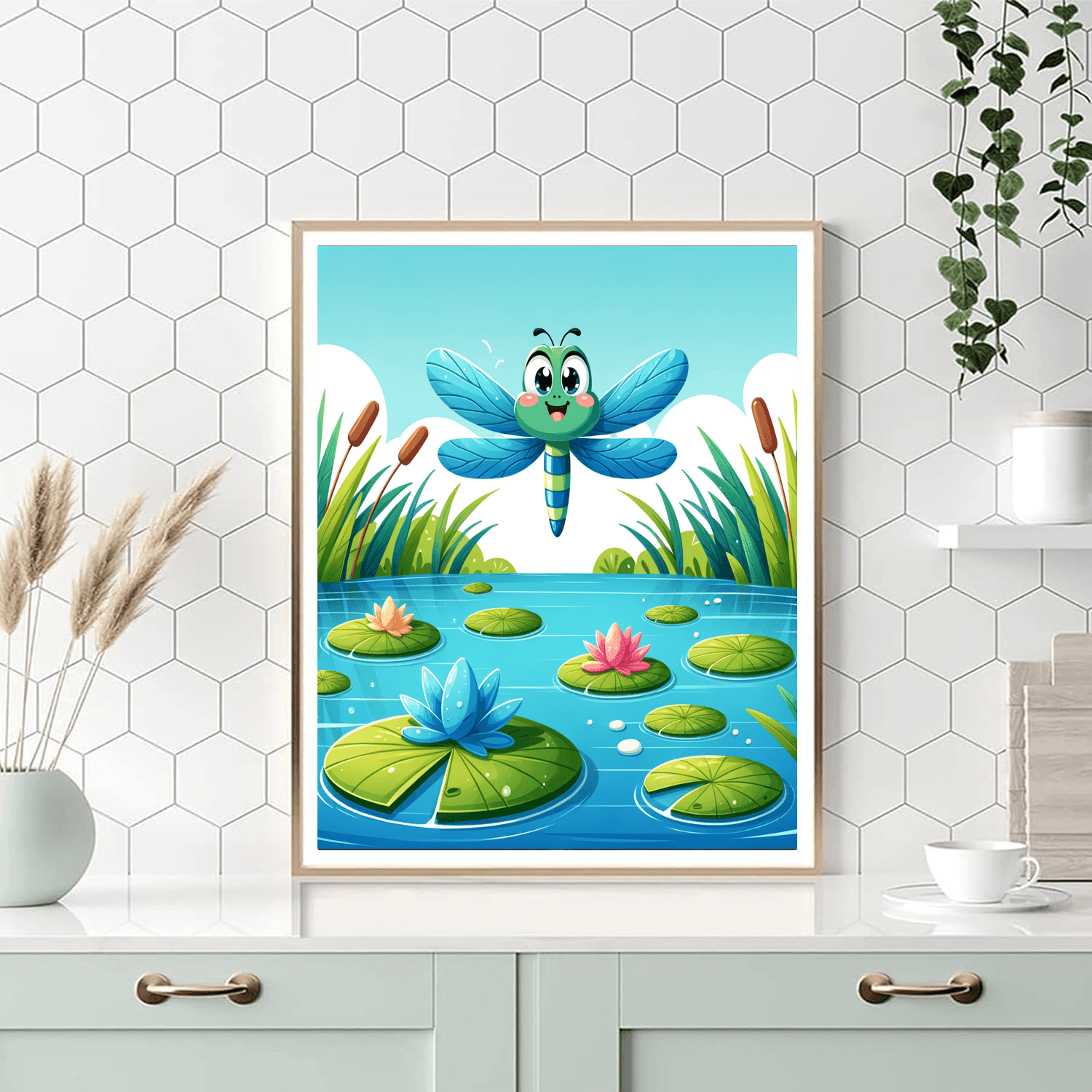 Curious Dragonfly Paint By Numbers Kits