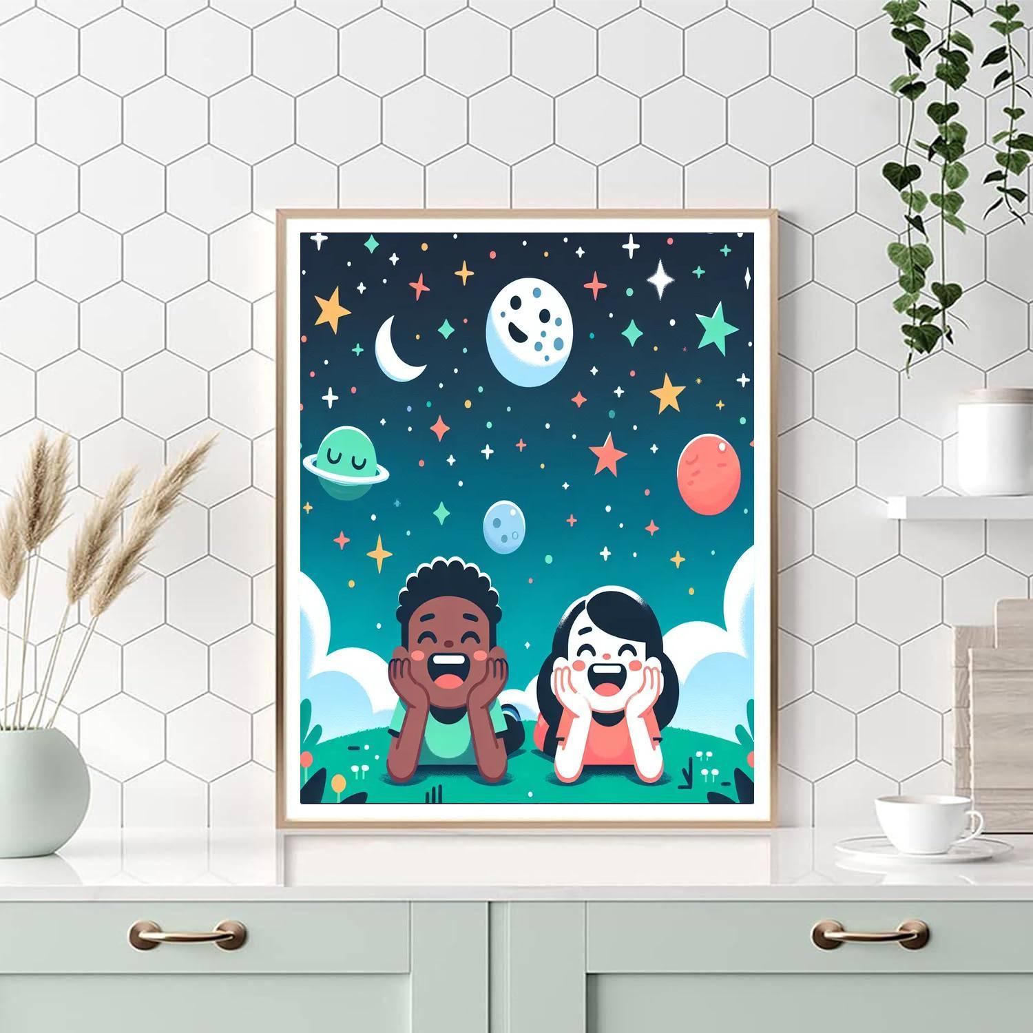 Dreamy Starry Adventures Paint By Numbers