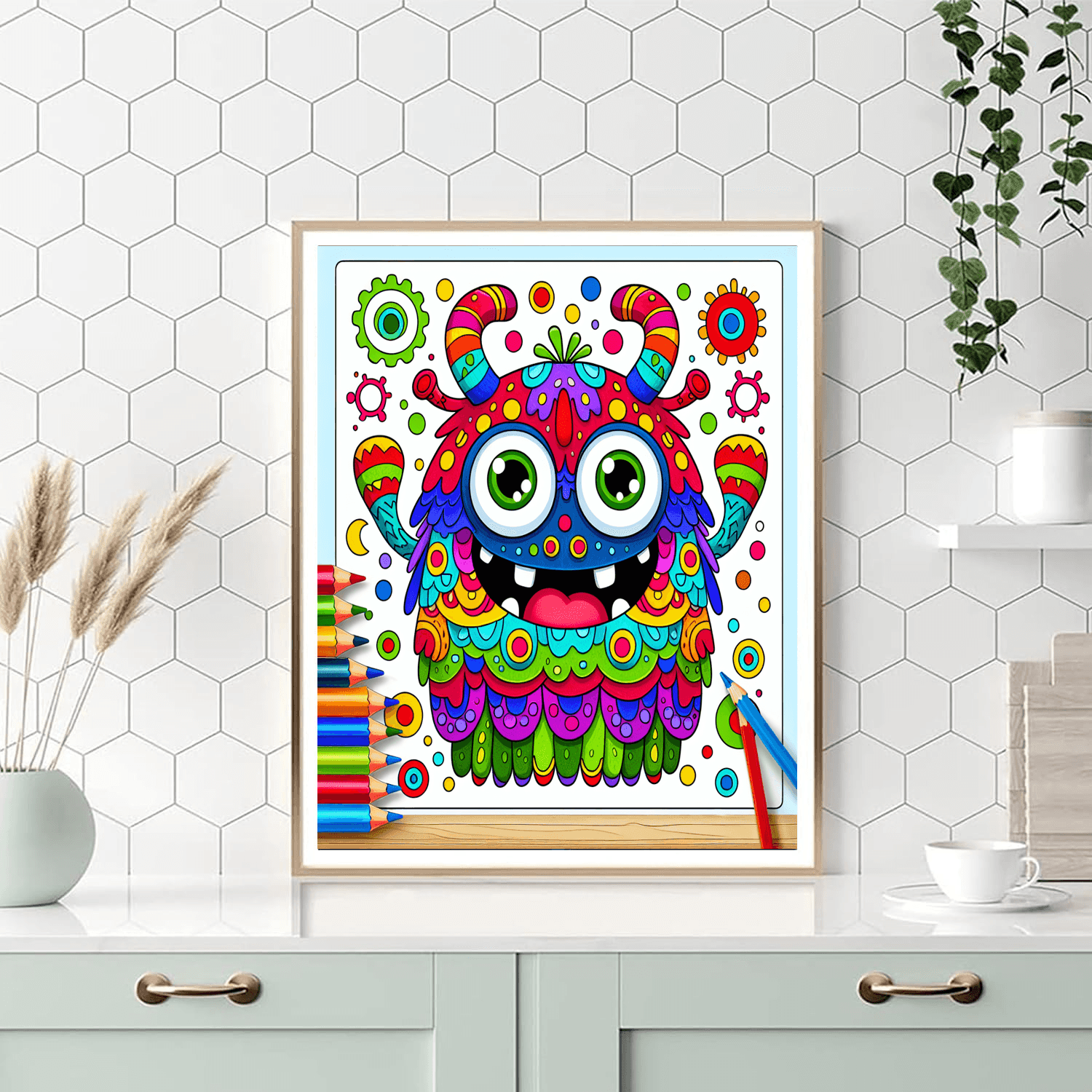 Giggle Monster Paint By Number