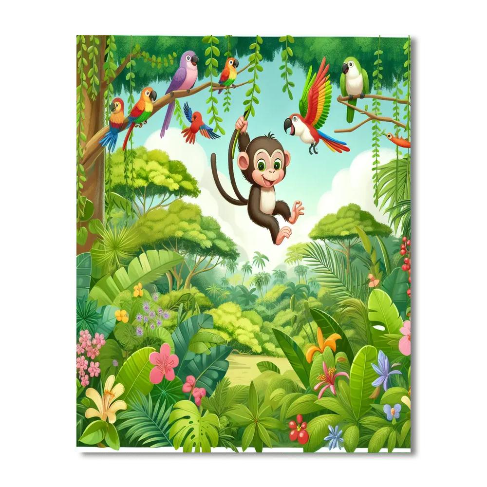 Rainforest Exploration Quest Numbered Painting Kits