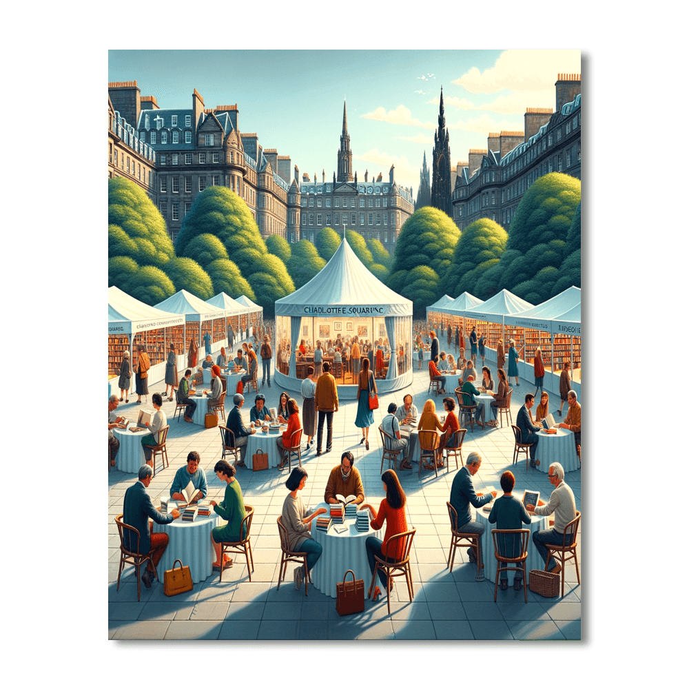 Edinburgh International Book Festival - Scotland Paint By Number